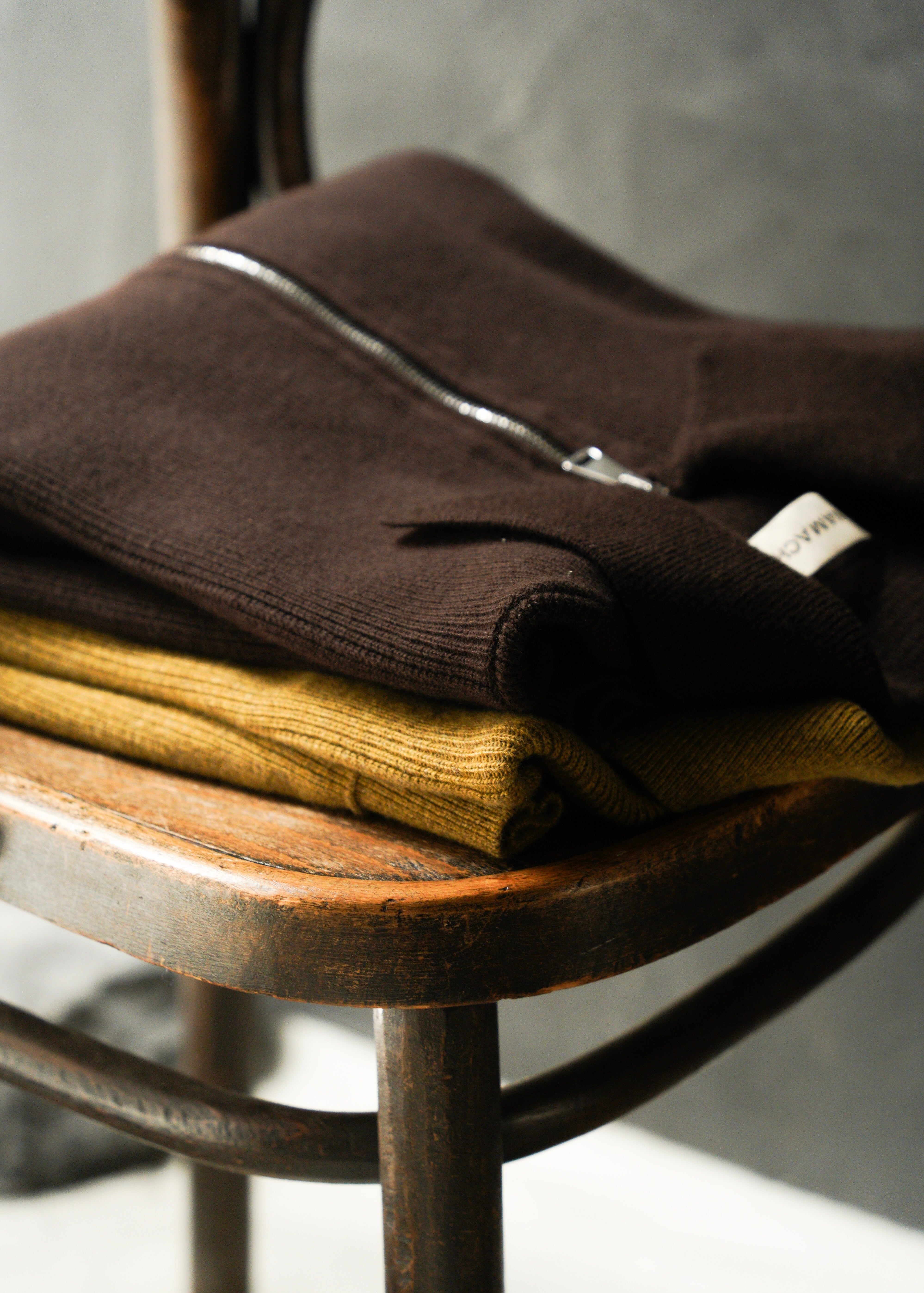 NAMACHEKO 26AW MABEL POLO / OLIVE OIL