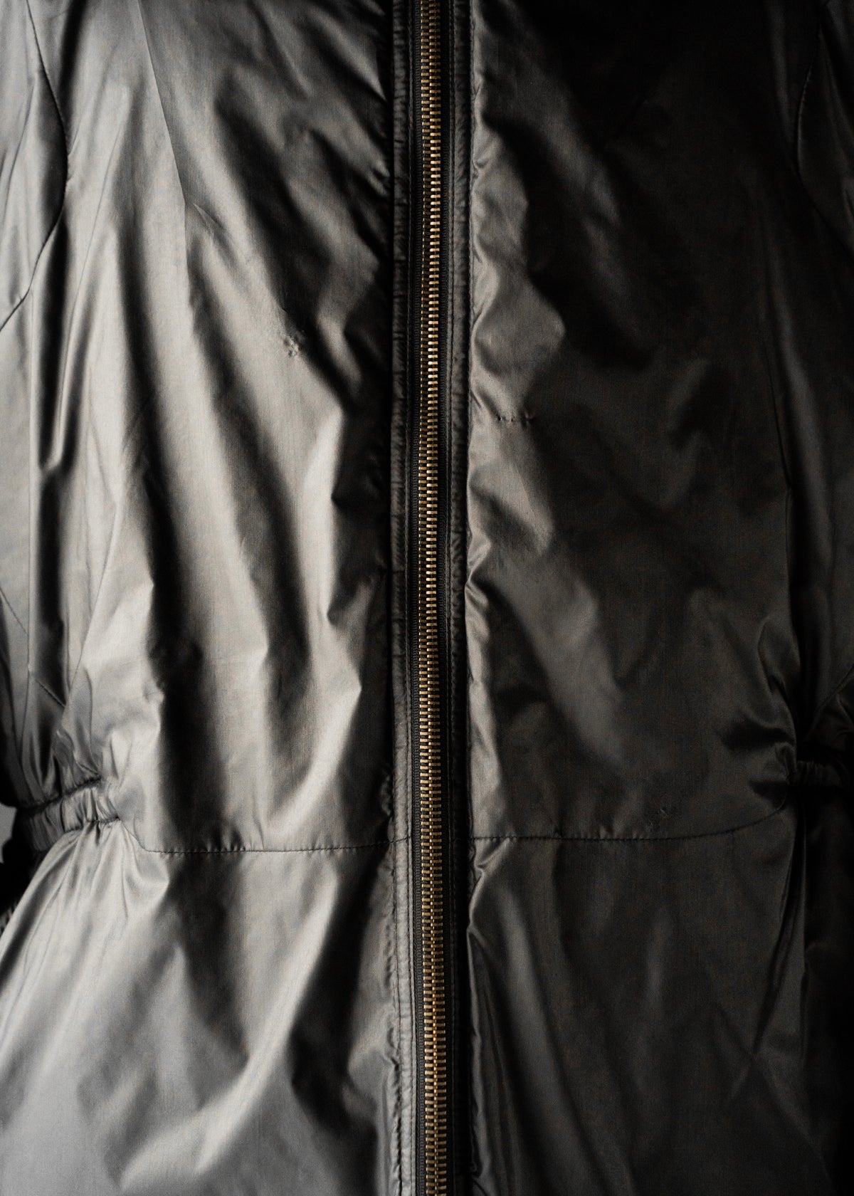 DIRK BIKKEMBERGS 99AW space collar zip up nylon jacket