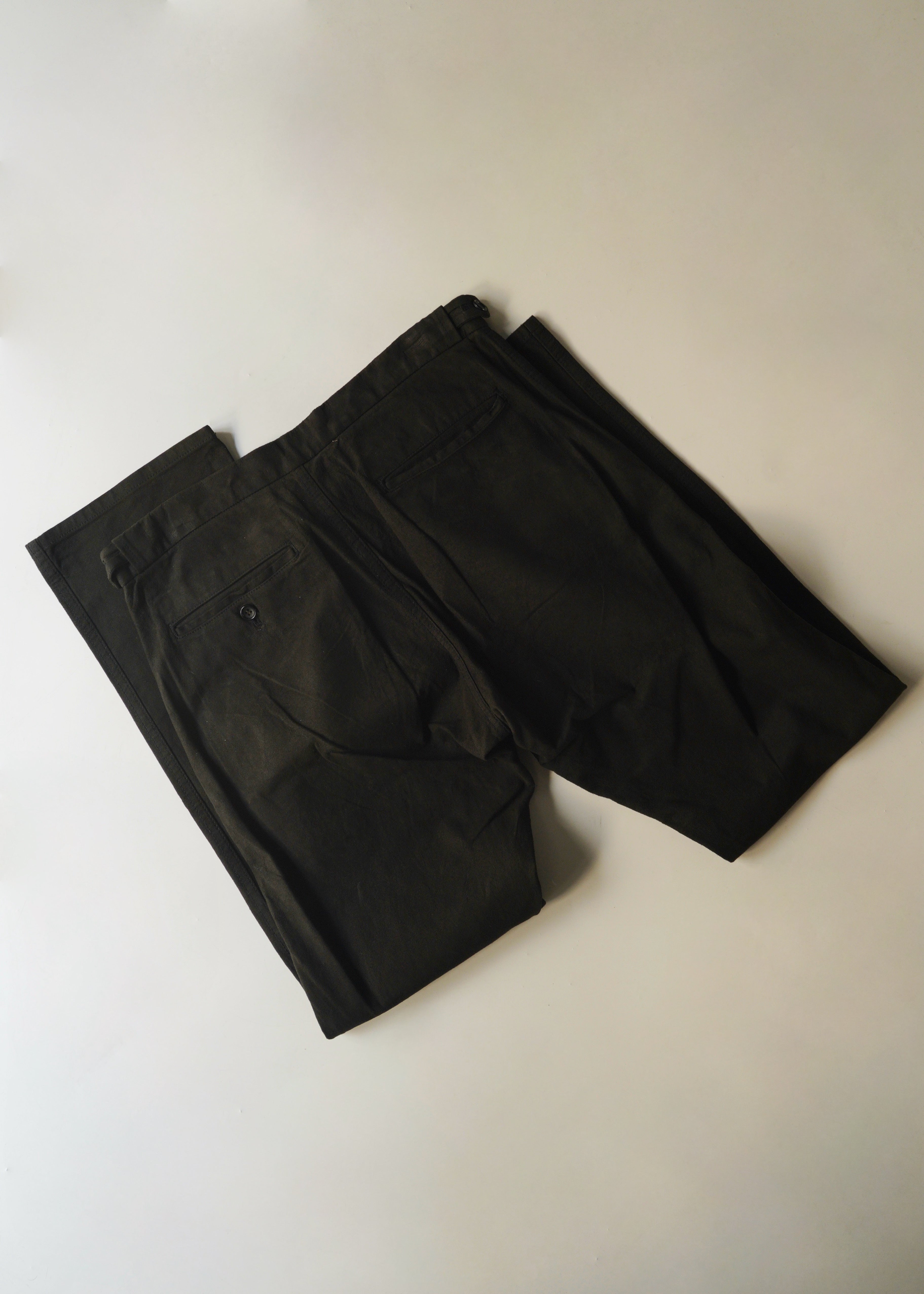 COMME des GARÇONS HOMME PLUS 99AW fake leather straight trousers