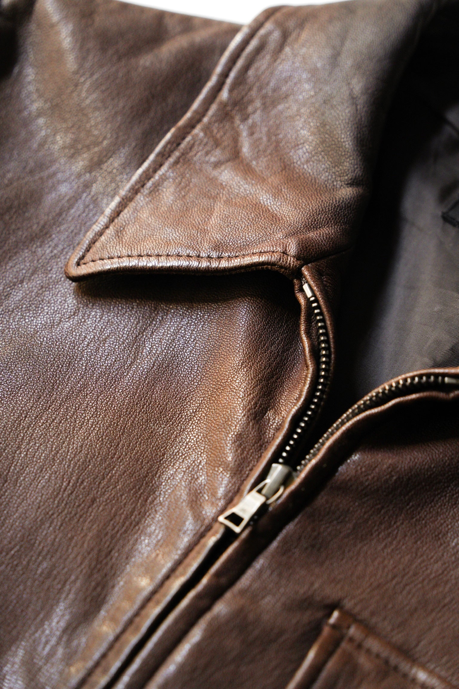 Paul Smith safari leather zip-up blouson