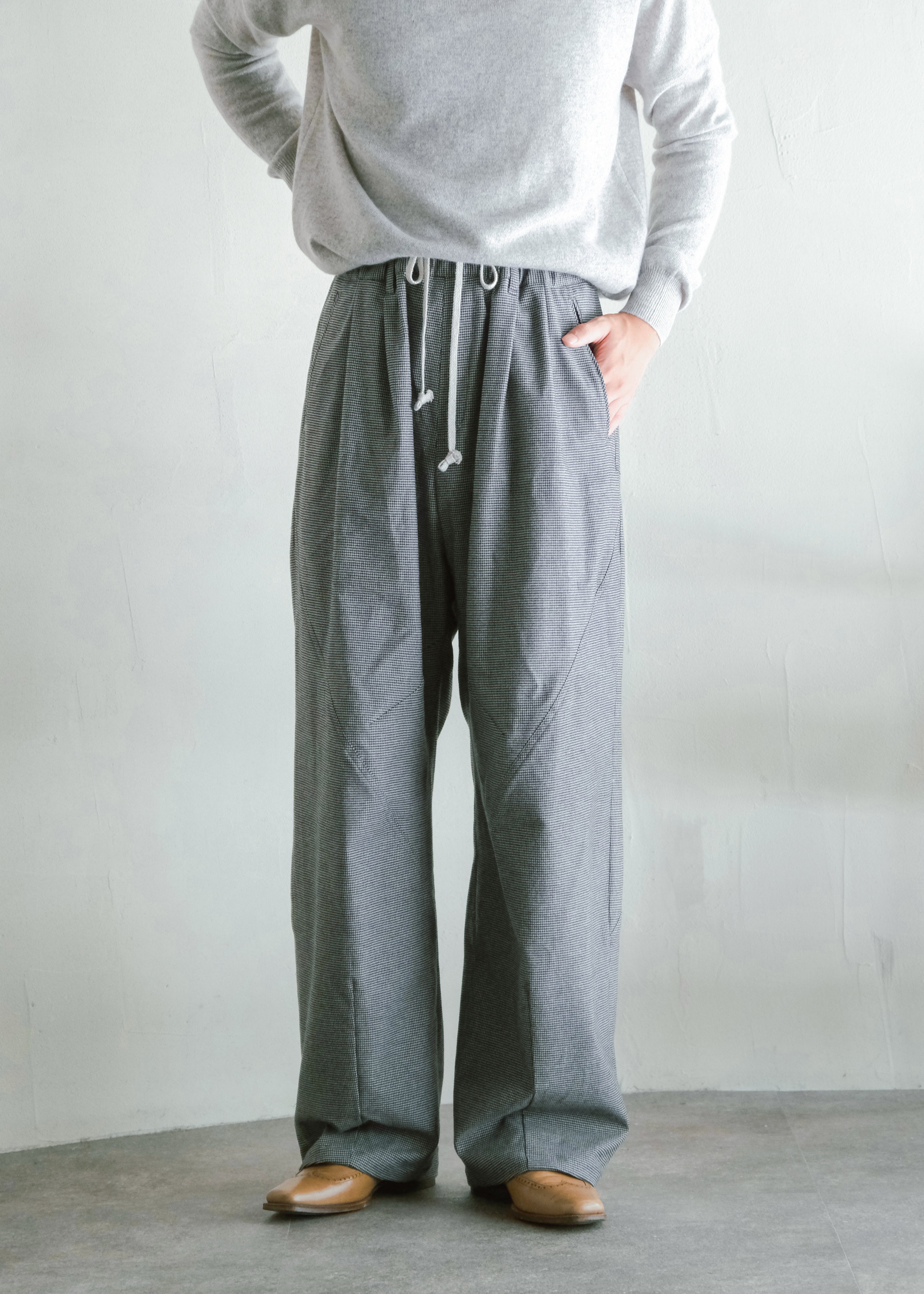 HOMO LUDENS 26AW Ex. Y.M. Jockey easy パンツ gray メンズ