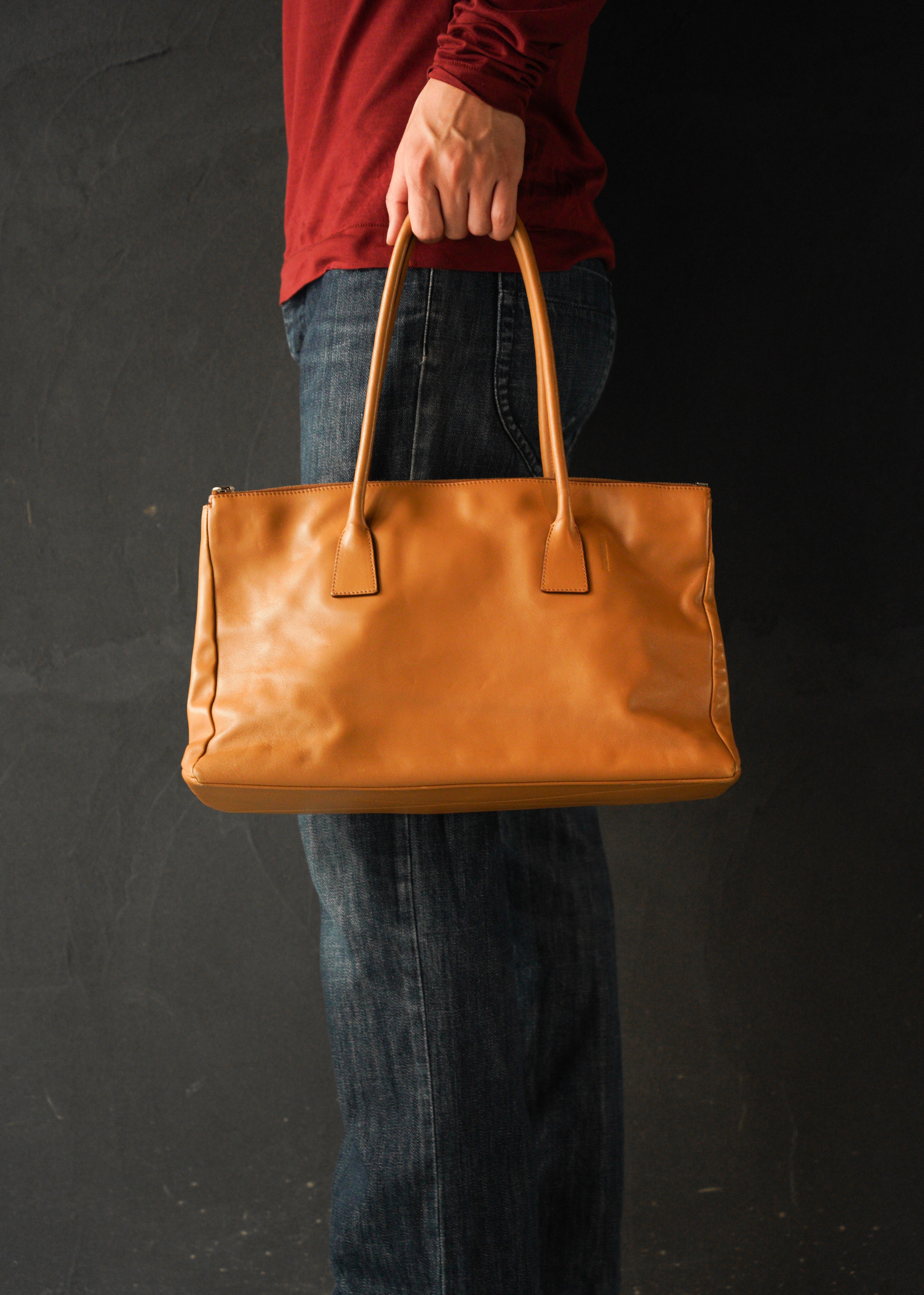 JIL SANDER leather hand bag
