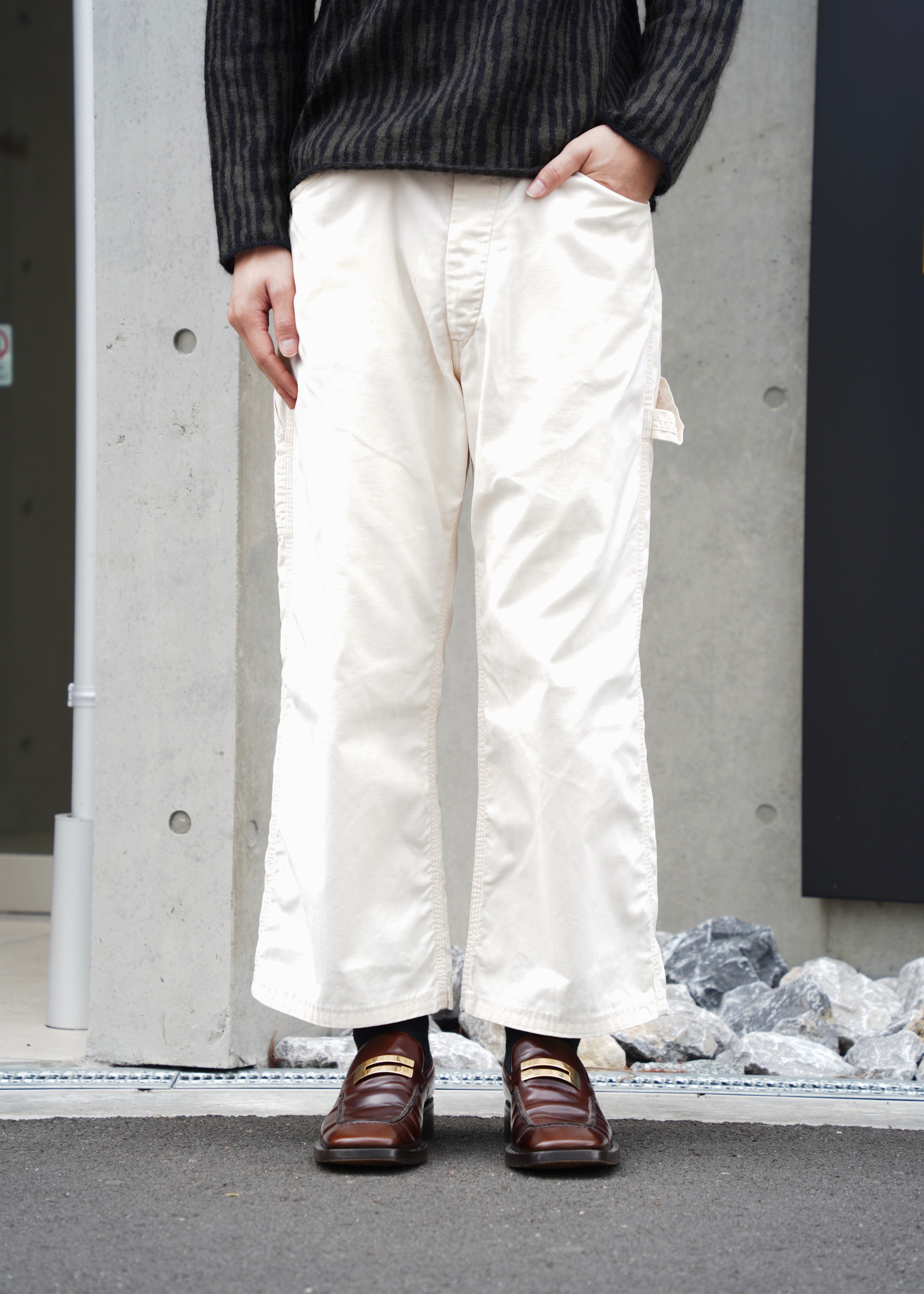 COMME des GARCONS HOMME コムデギャルソンオム AD2012 ワイドフレア ペインターパンツ クロップド トラウザー アーカイブ ヴィンテージ メンズ