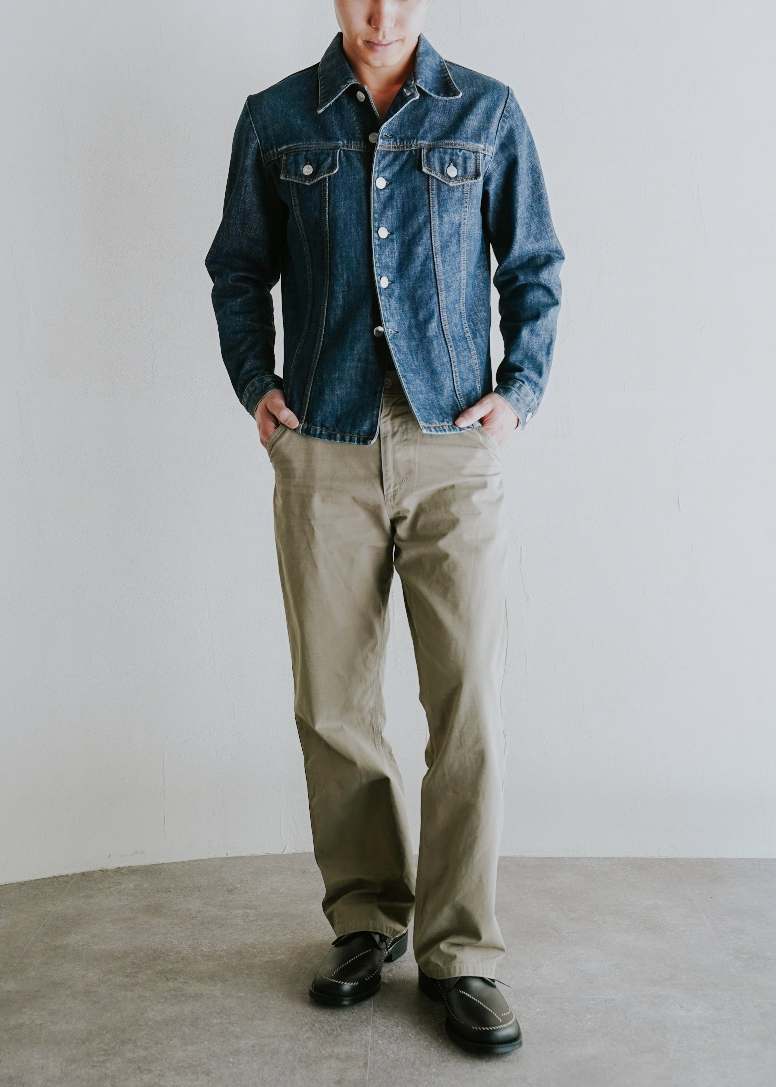 90's A.P.C. wide cotton trousers