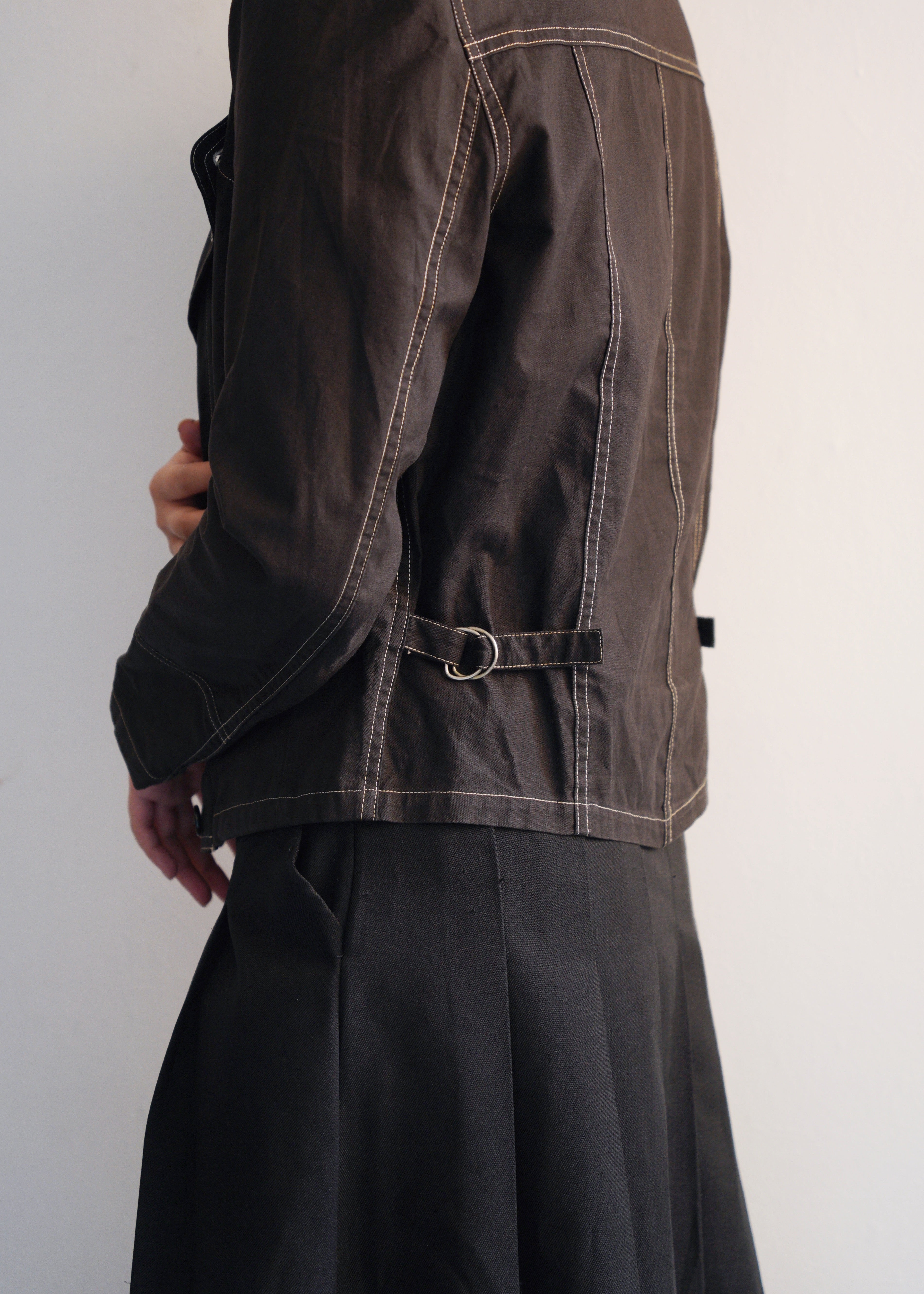 90's agnes b. cotton napoleon jacket