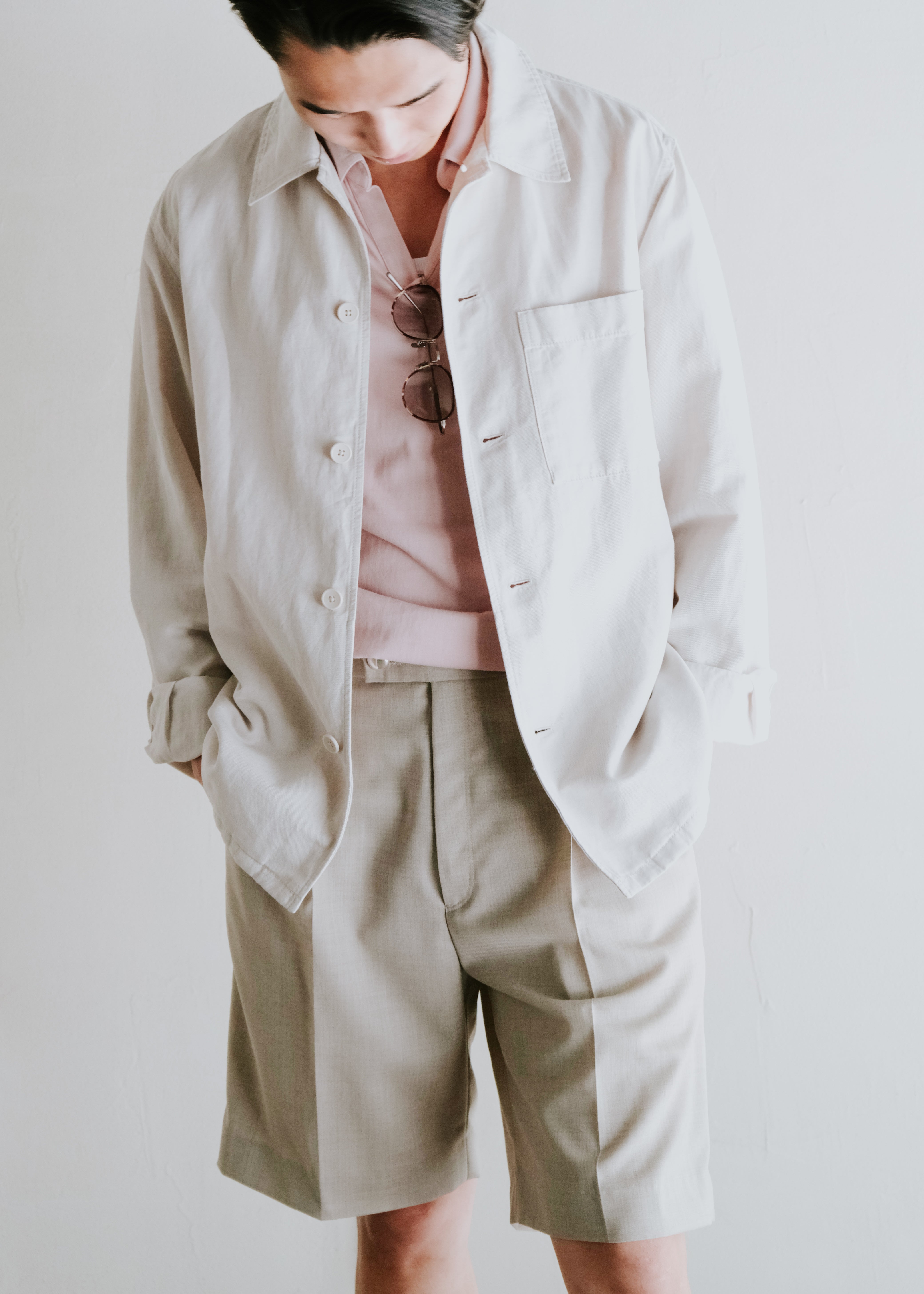 CETTEN | JEANPAULKNOTT 26SS MEN'S WORKER JACKET / OFFWHITE