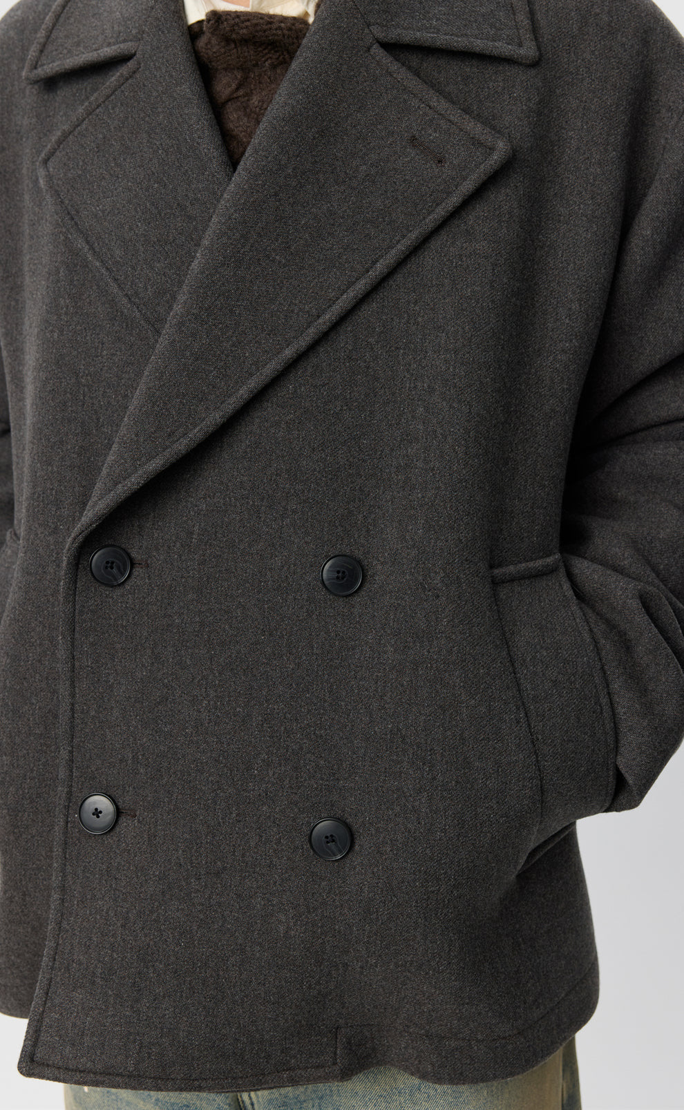 mfpen 26AW Sentence Peacoat