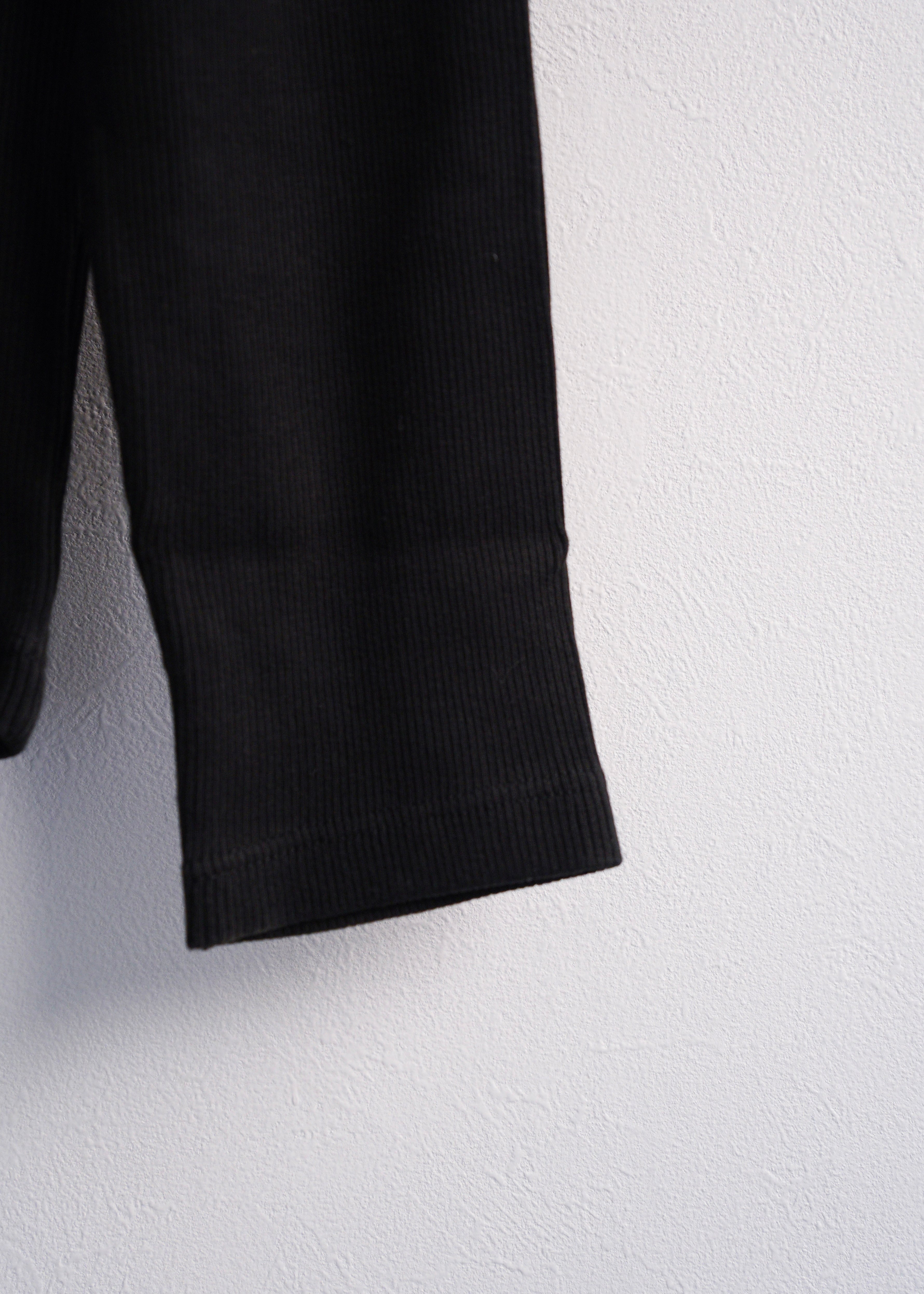 90's Agnes b. homme mock neck lib knit