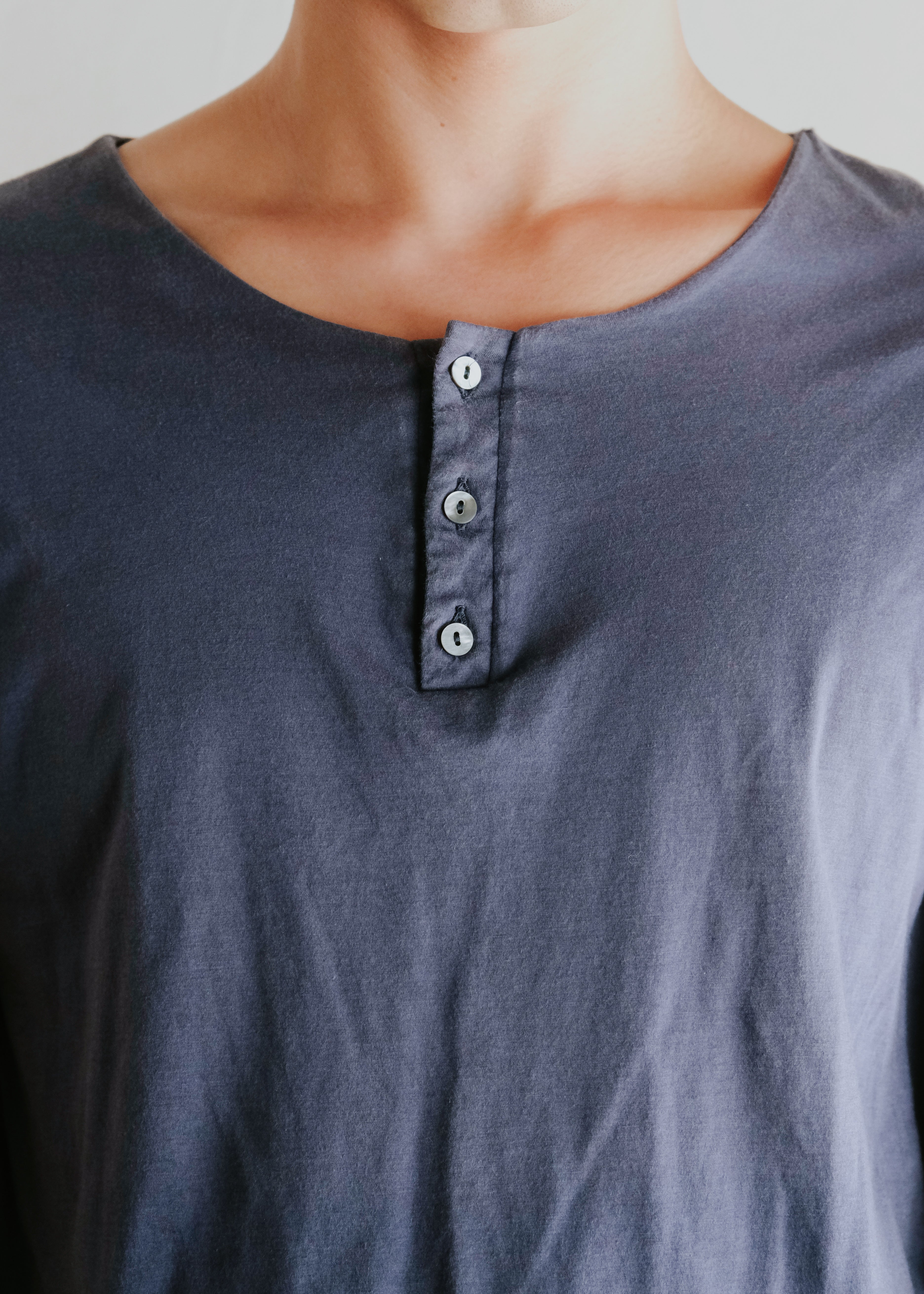 CoSTUME NATIONAL HOMME 12SS double-weave henley neck tops
