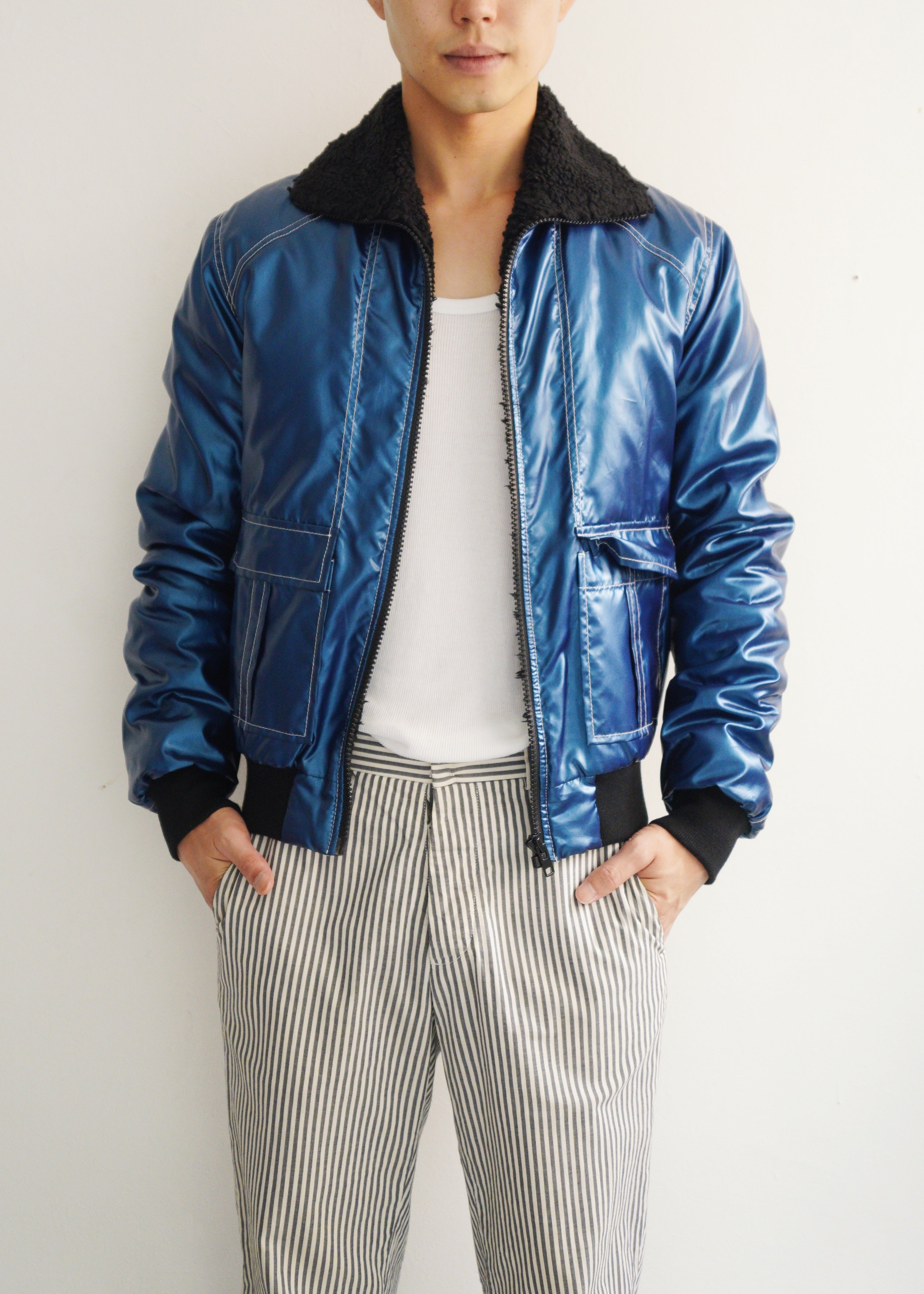 Martin Margiela 07FW nylon boa jacket