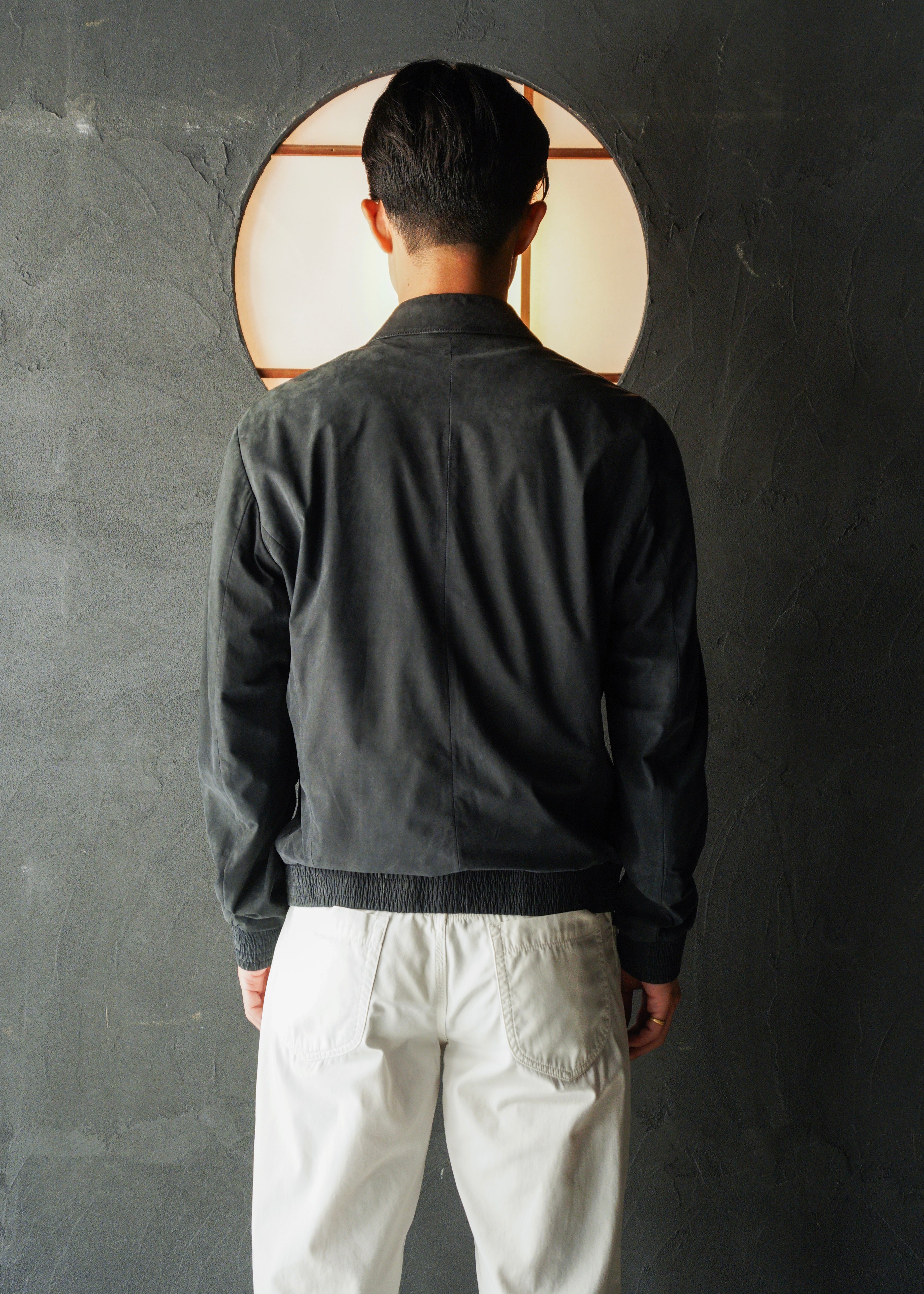 00-10’s BOTTEGA VENETA suede leather field jacket
