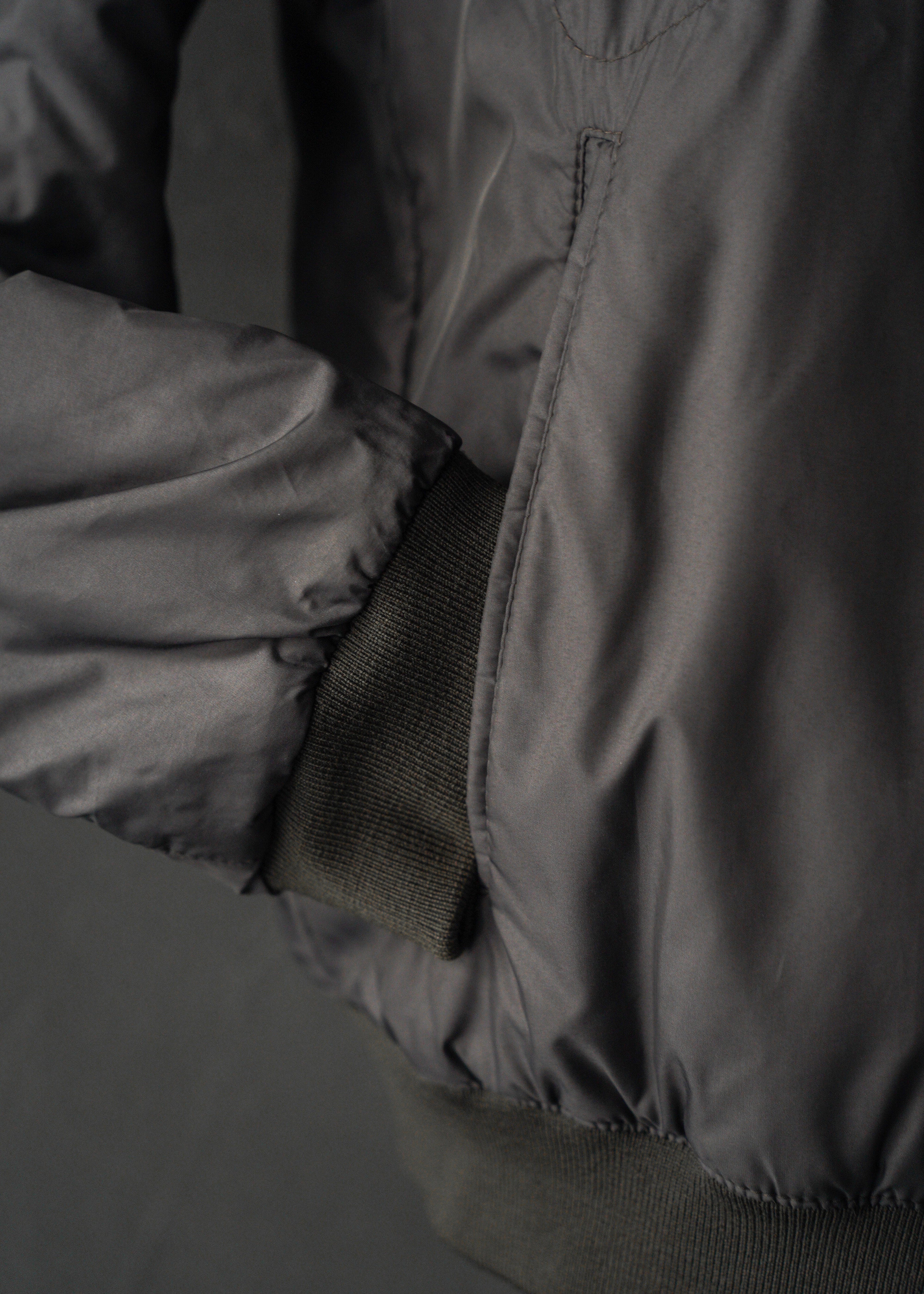 90’s Salvatore Ferragamo reversible single zip up leather jacket
