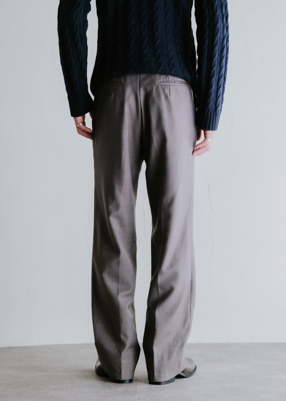 90's Christian Dior MONSIEUR center creased straight slacks