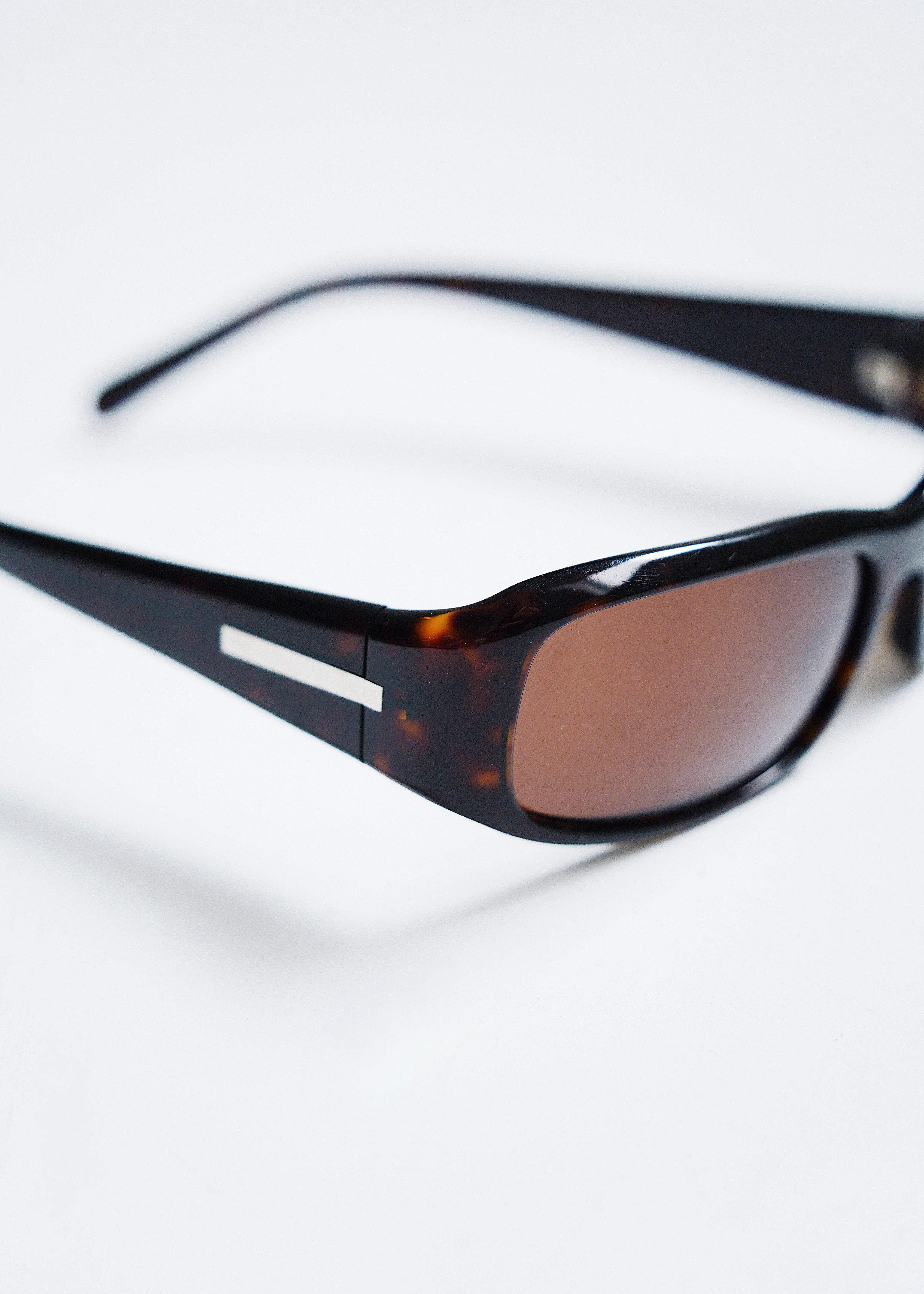 PRADA clear frame sunglasses