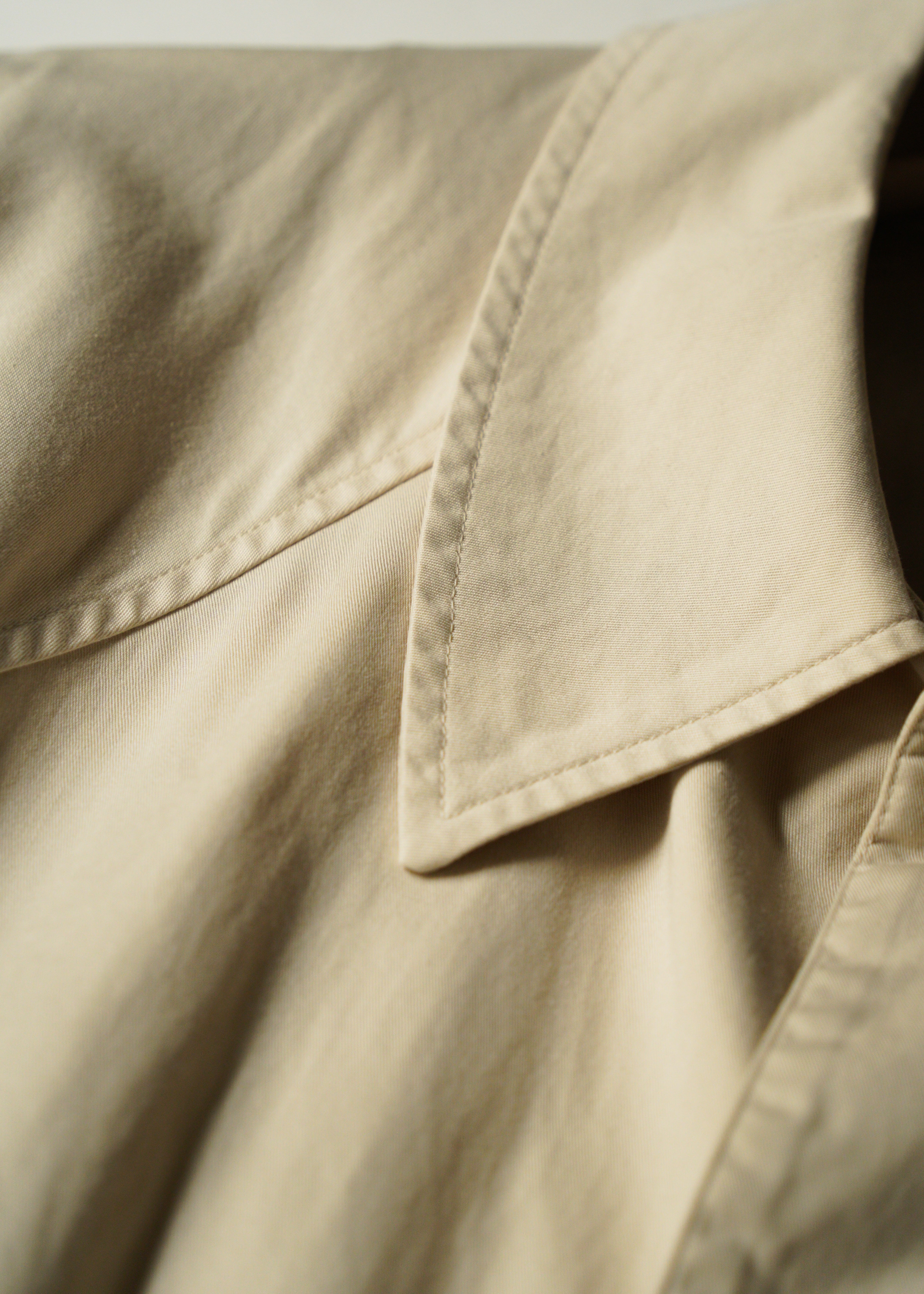 90's agnes b. homme fly front balmacaan coat