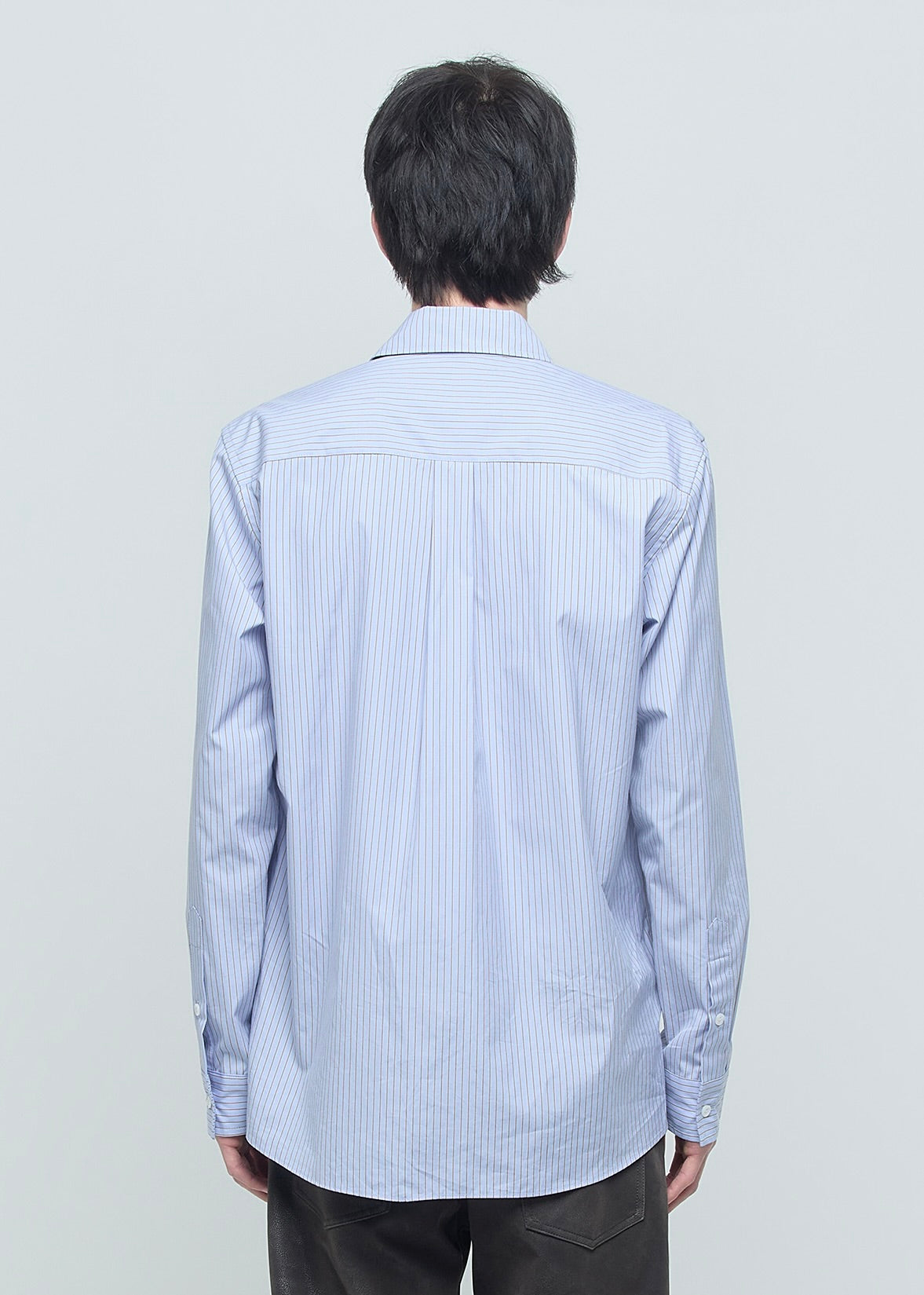 SHOOP 26AW LUCAS 2 POCKET SHIRT / Blue Stripes