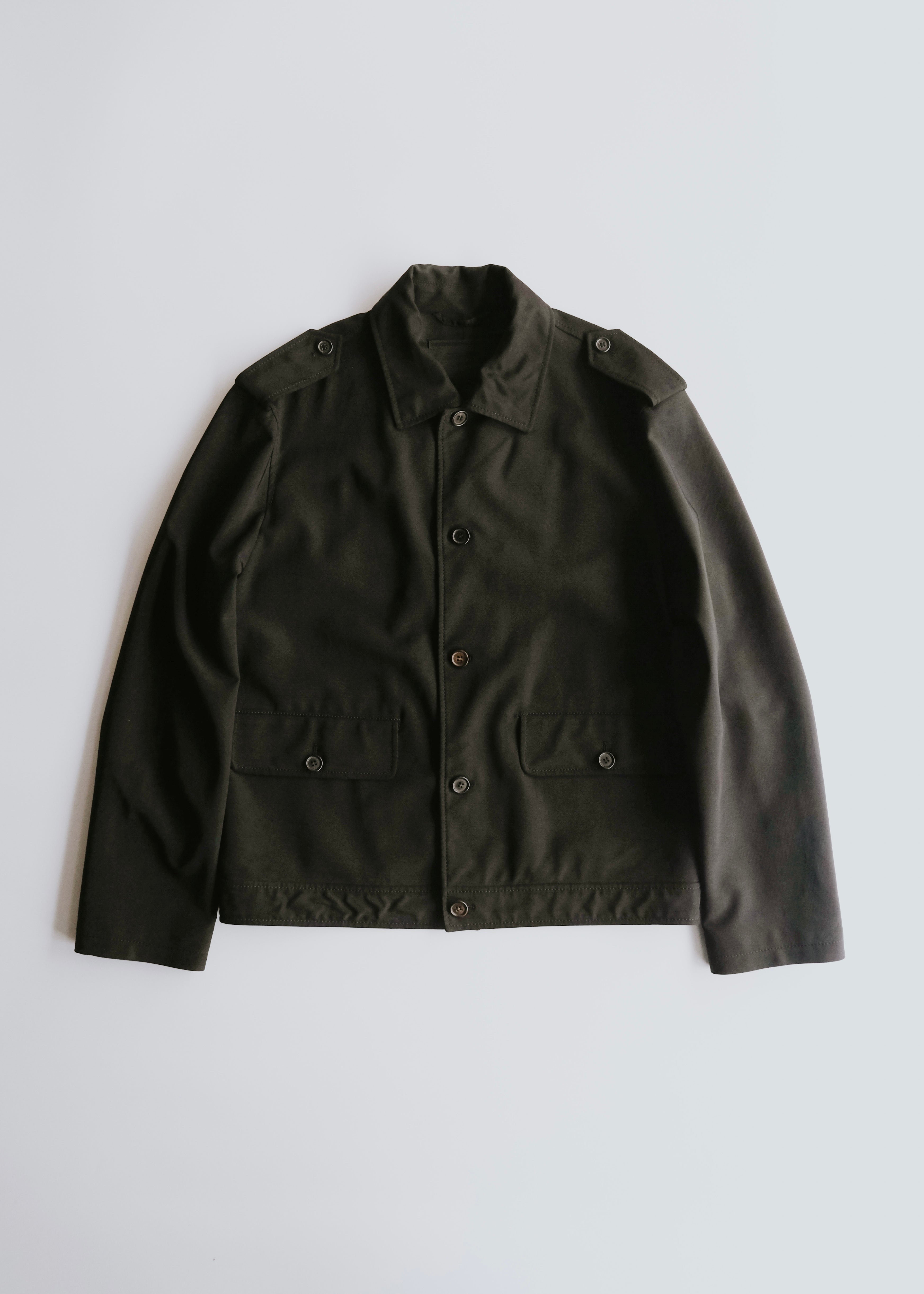 90's PRADA button-front military blouson