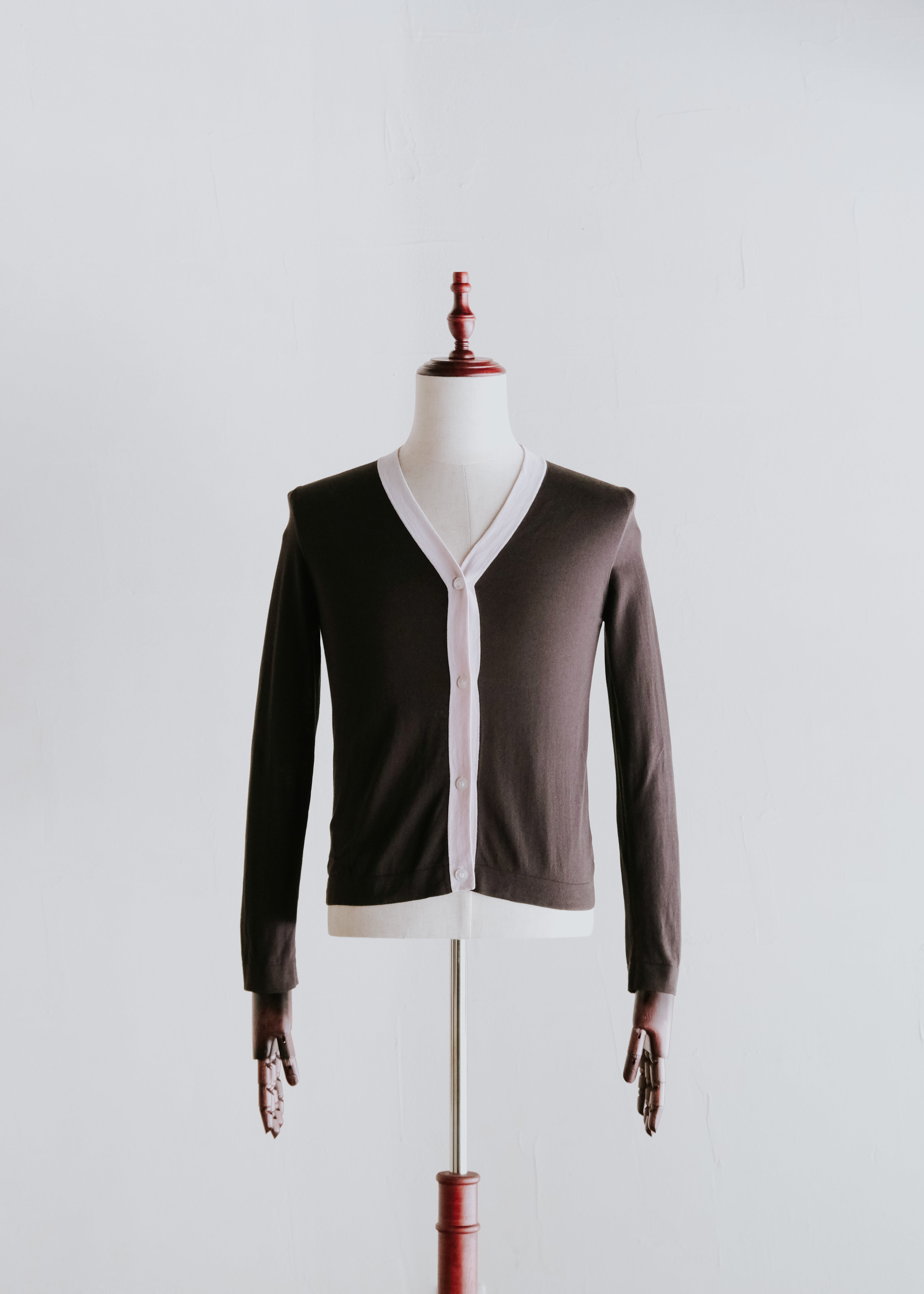 HERMÈS by Martin Margiela bi-color knit cardigan