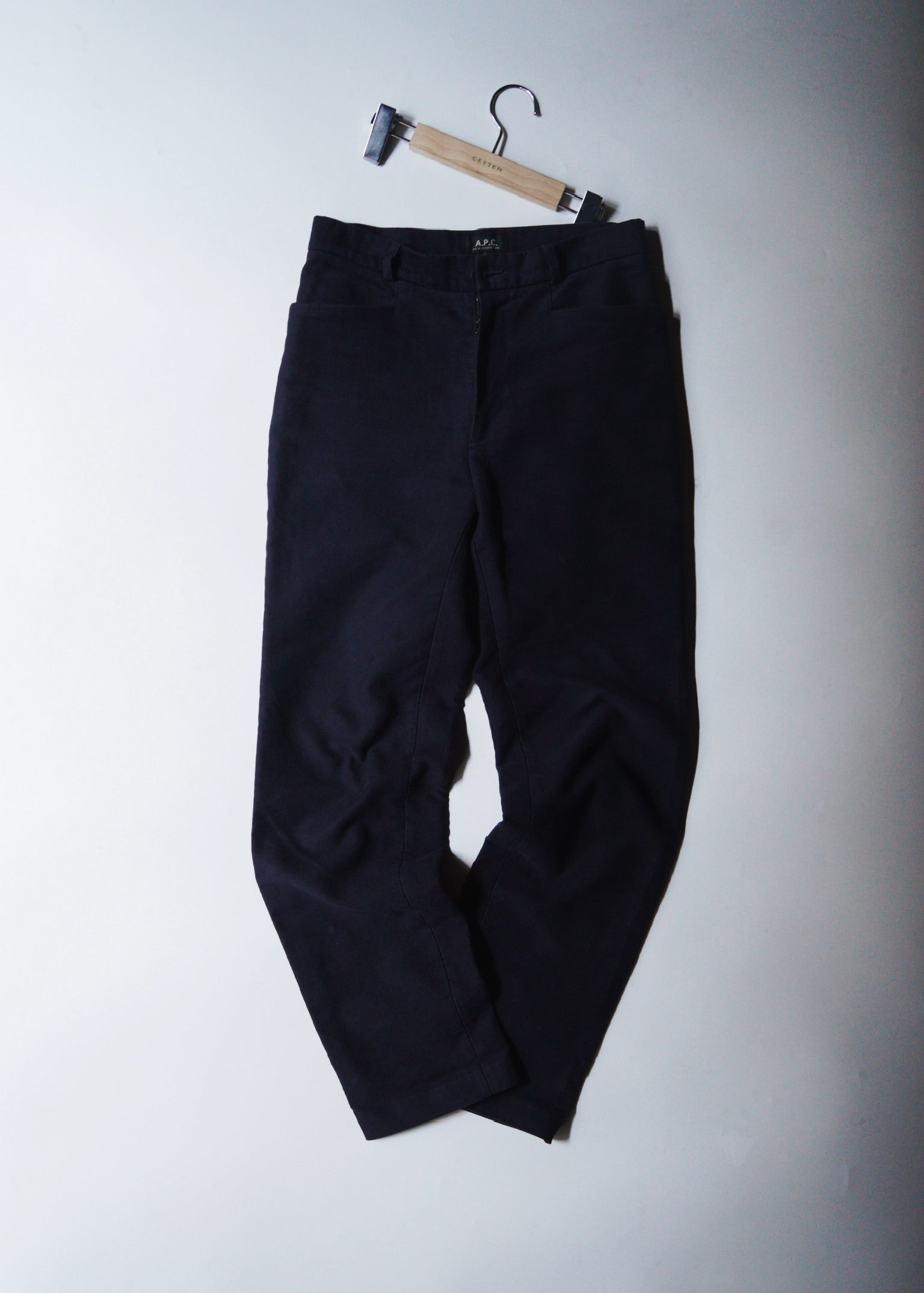 90’s A.P.C mole skin straight pants