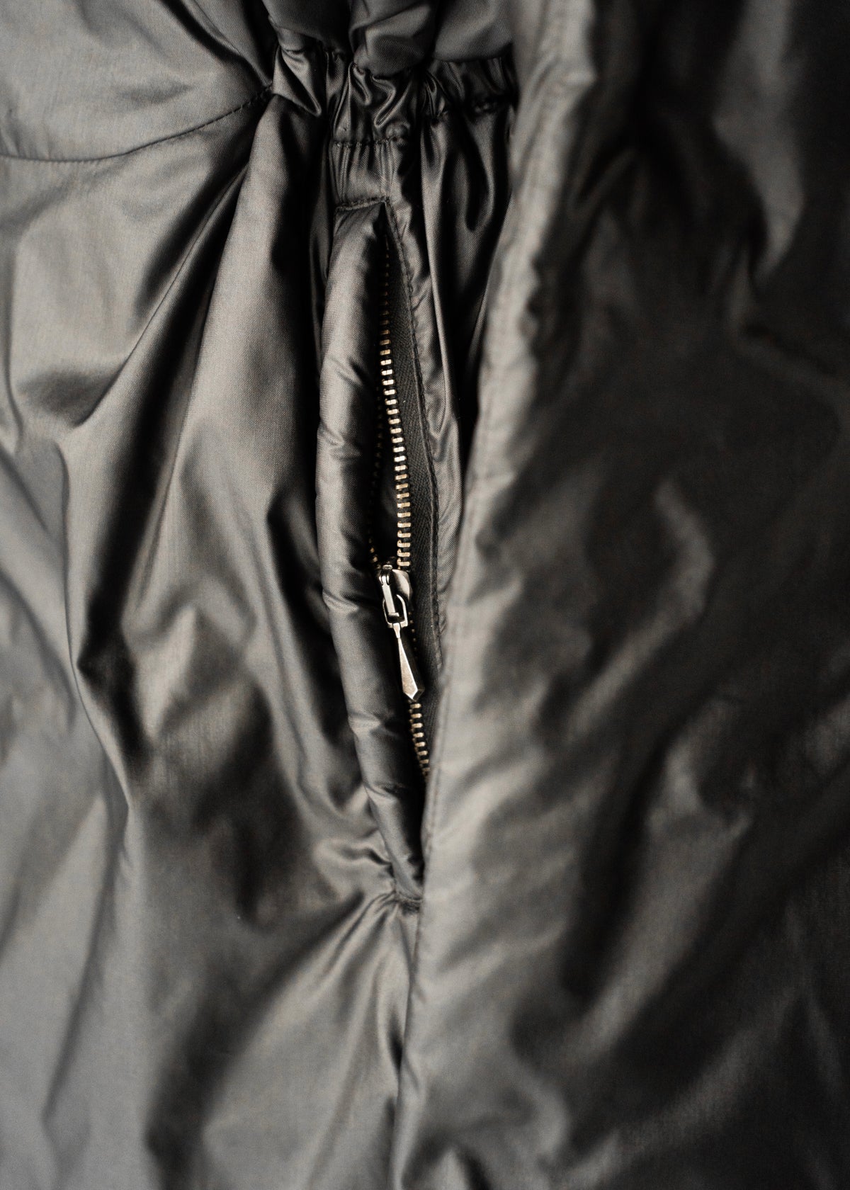 DIRK BIKKEMBERGS 99AW space collar zip up nylon jacket