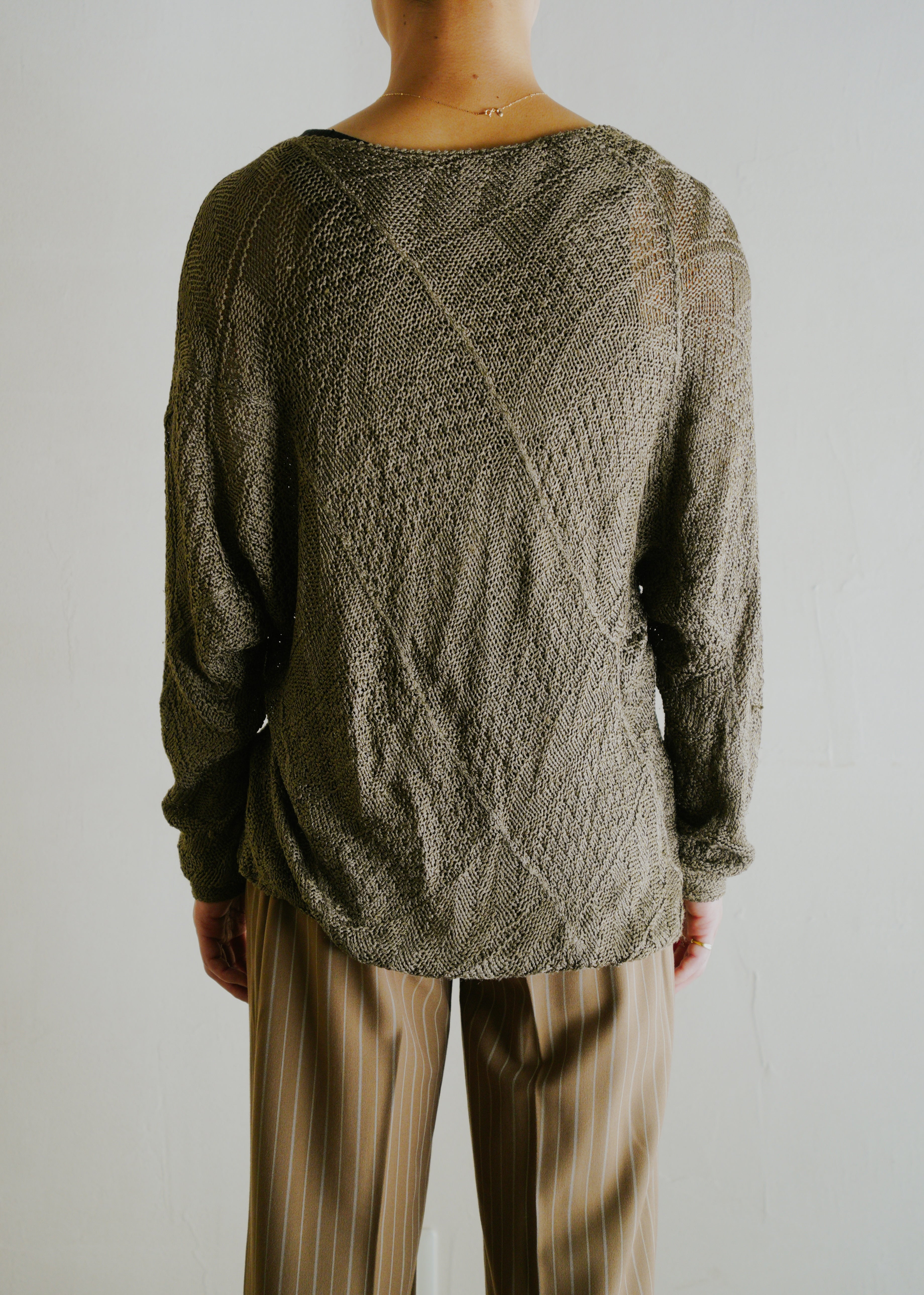 70-80's ISSEY MIYAKE dolman sleeves silk lace cut and sew