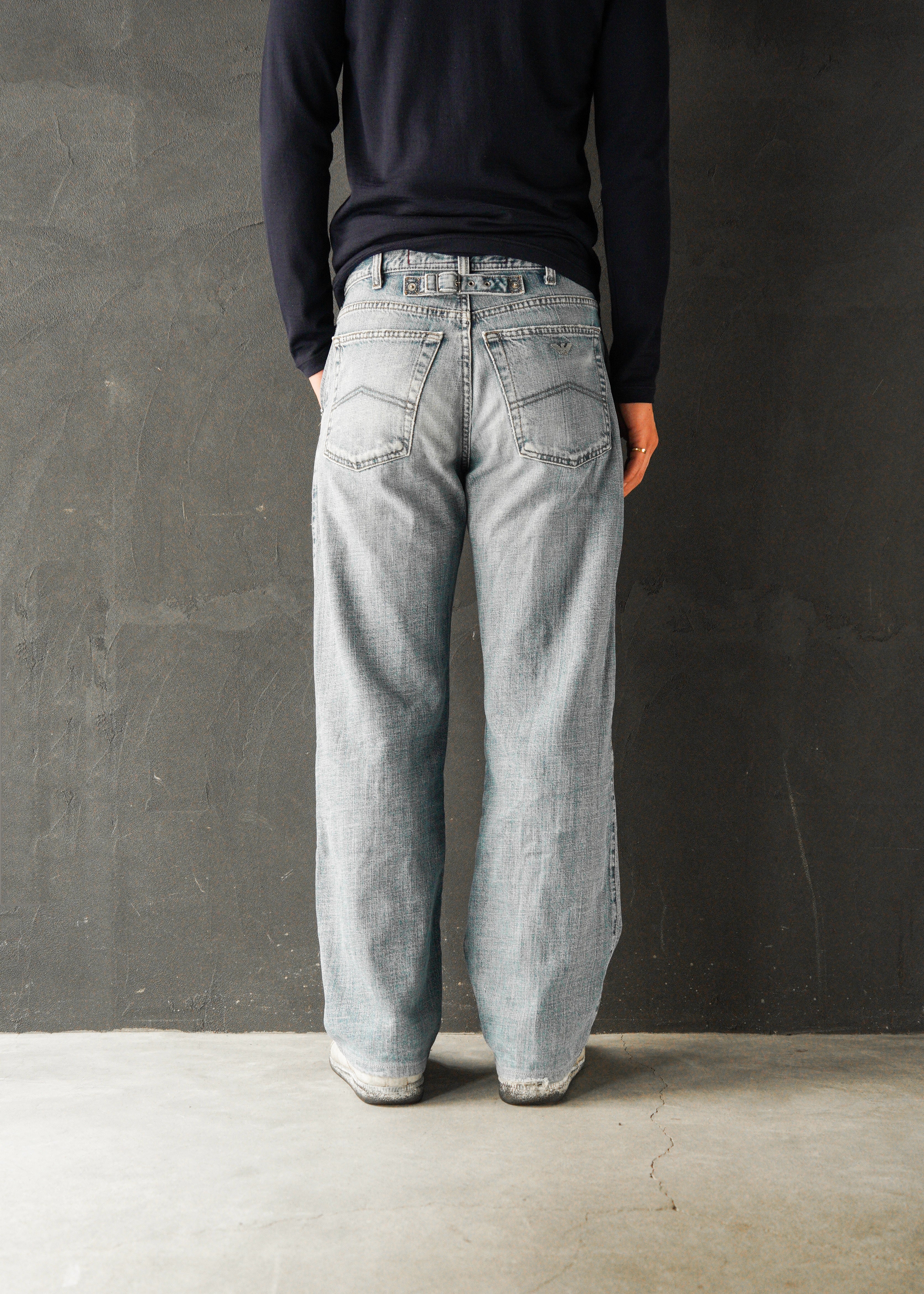 00’s ARMANI JEANS wide straight jeans
