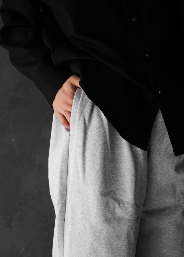 SHOOP 26SS wide draped pants / Gray