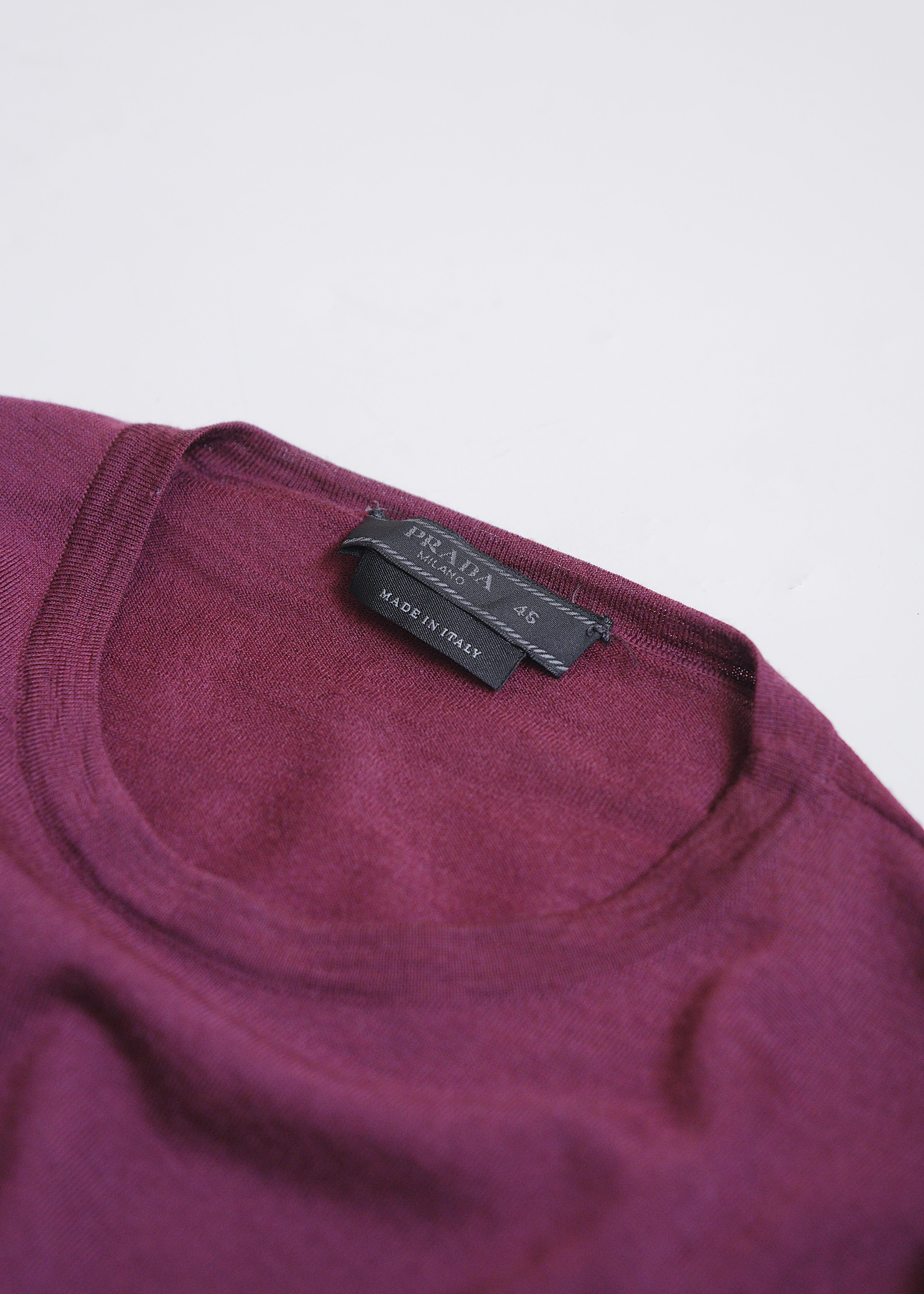 PRADA 2019 crew neck short sleeve knit