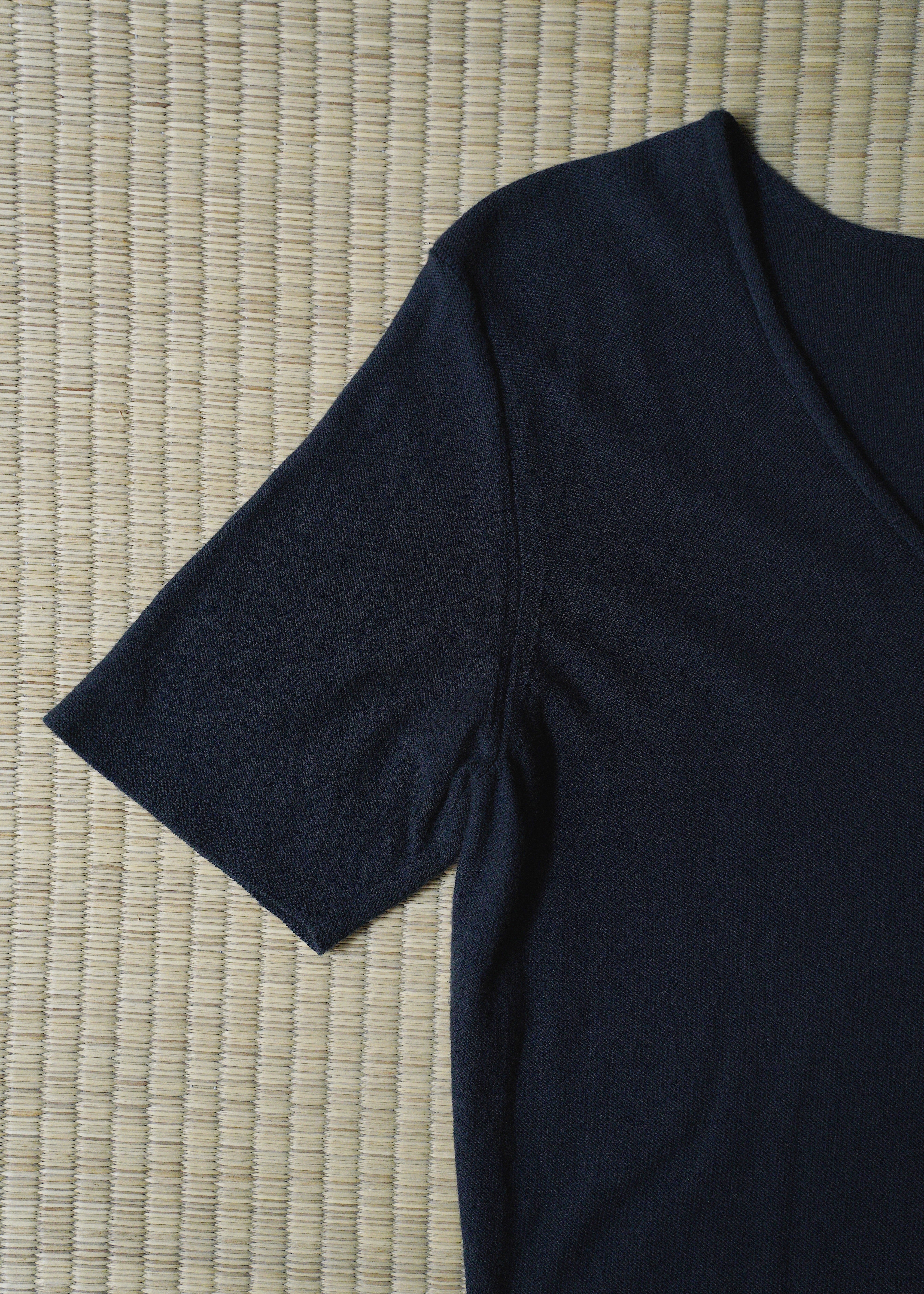 ARMANI COLLEZIONI v neck gimmick cotton tee