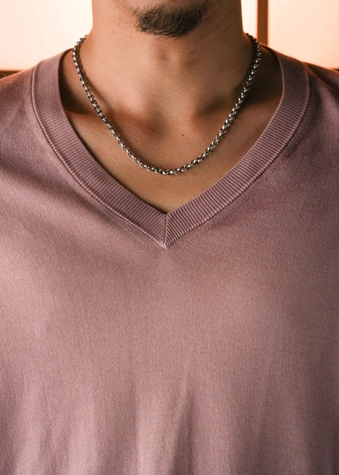 00’s DOLCE&GABBANA v neck silk knit