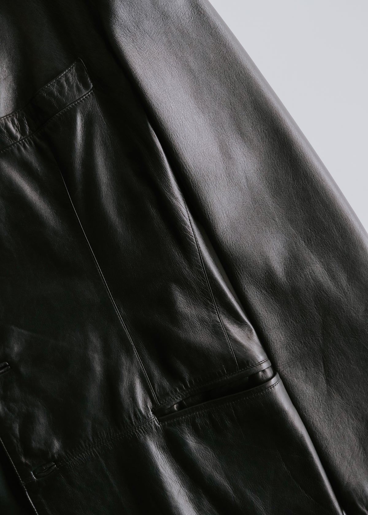 90-00's RUFFO genuine leather 3B tailored jacket