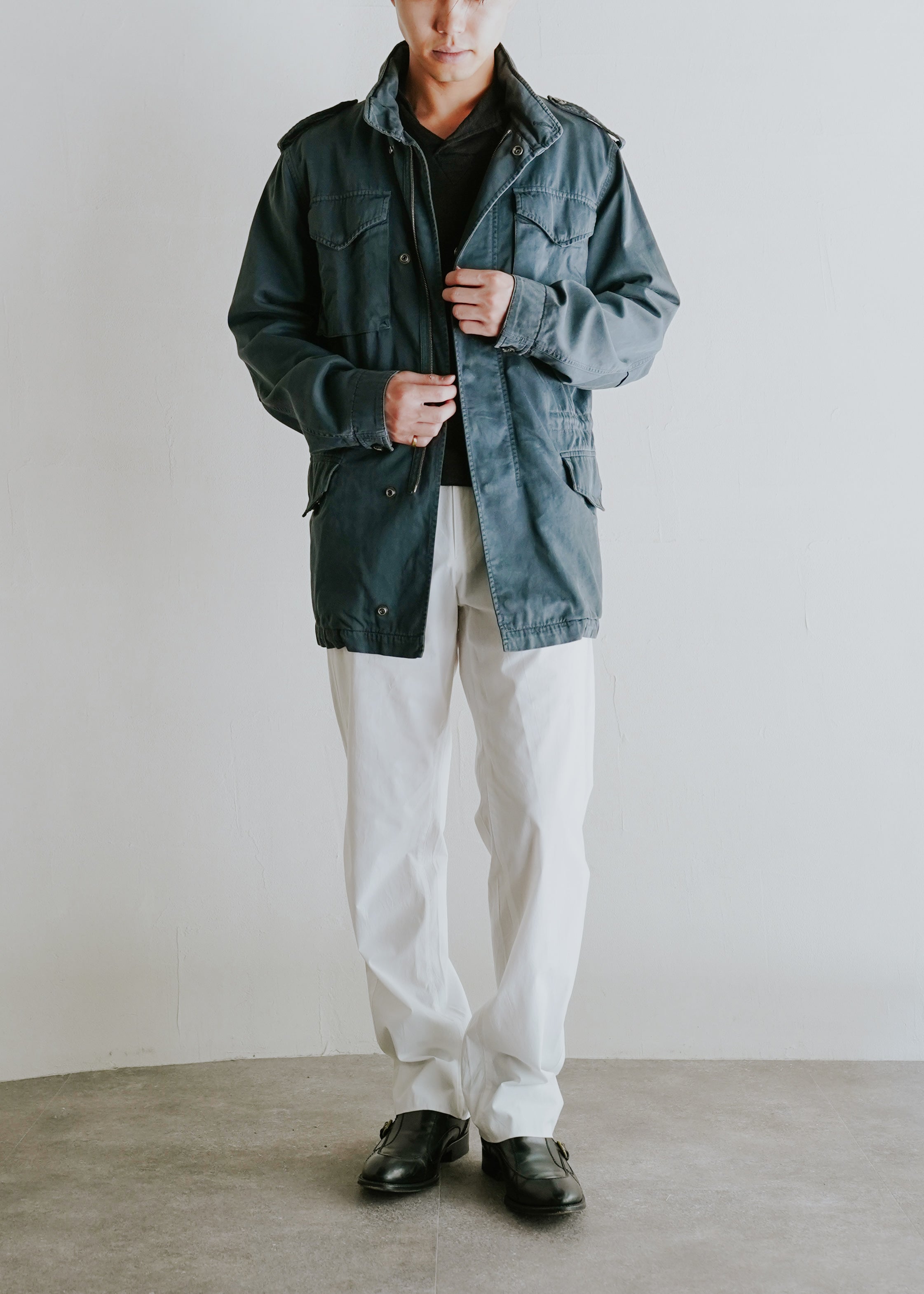 ISSEY MIYAKE  MEN 13SS lightweight cotton tapered trousers