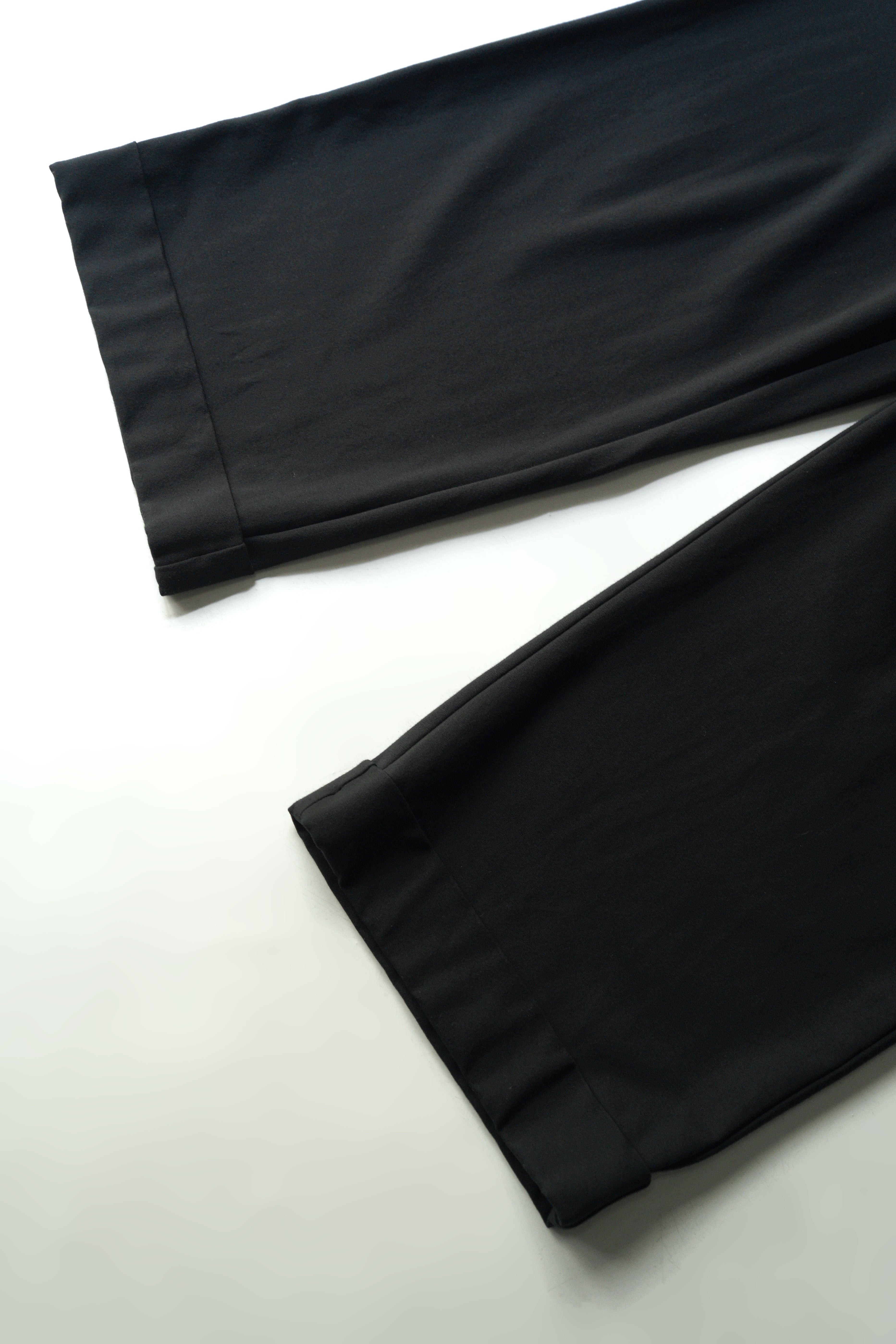 00's Belted wide croped slacks