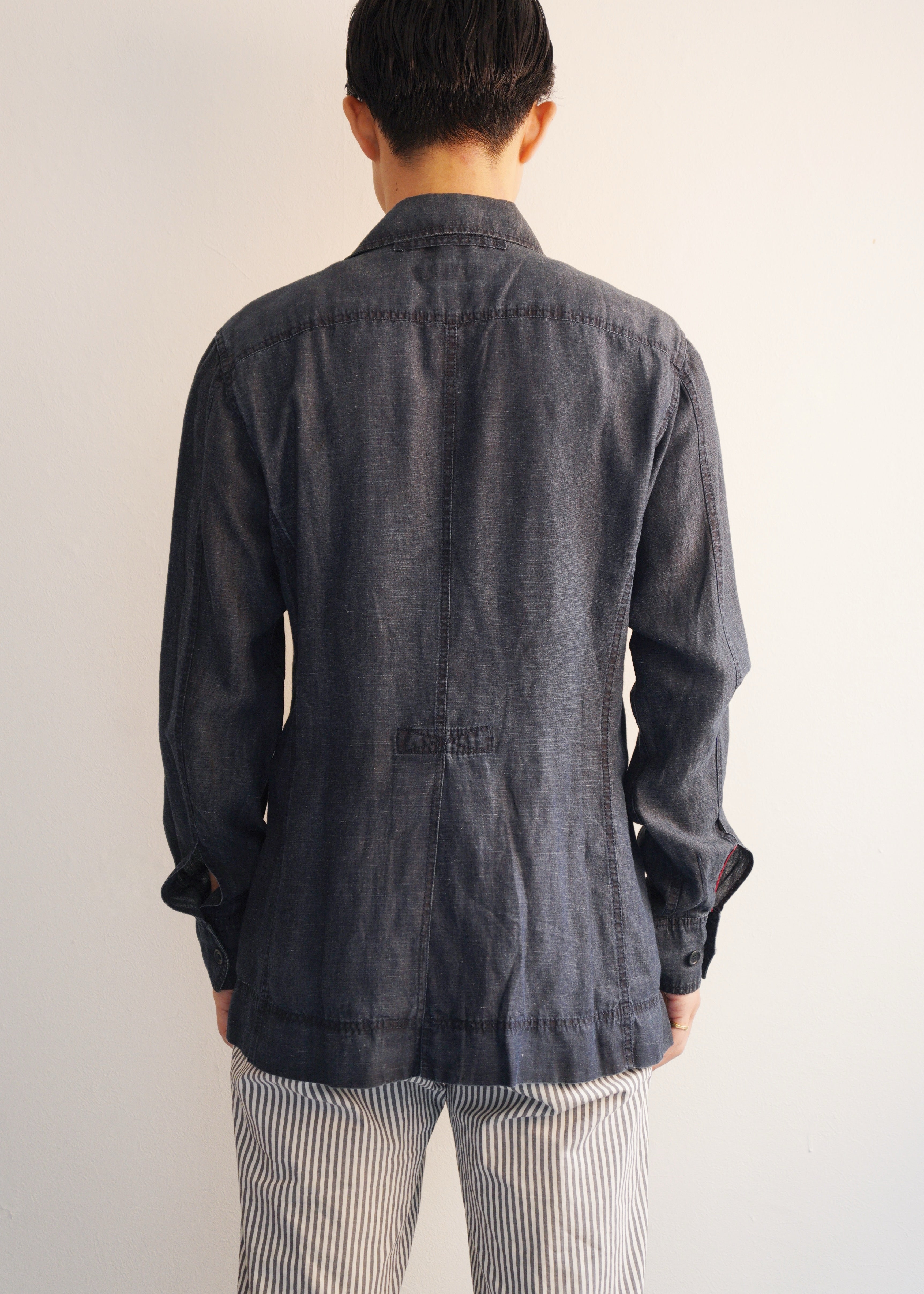 00's PRADA SPORT linen cotton coveralls