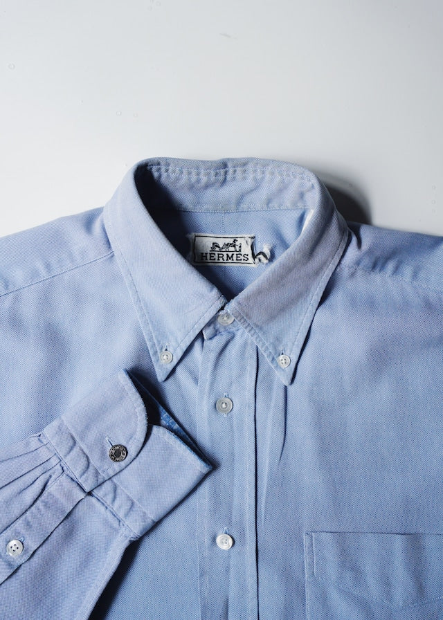90’s HERMÈS cotton button down shirt