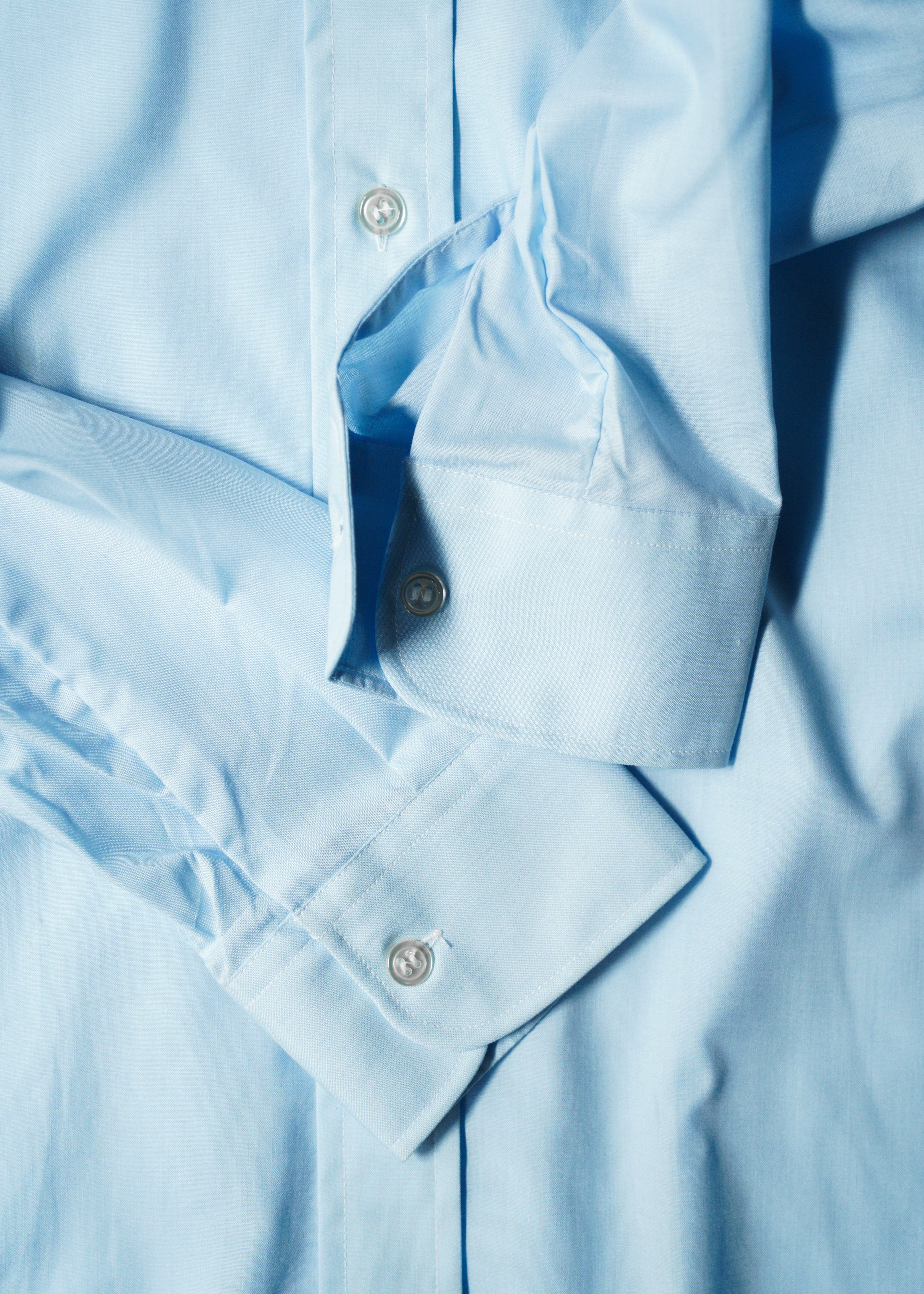 70's vintage polyester cotton short sleeve shirt