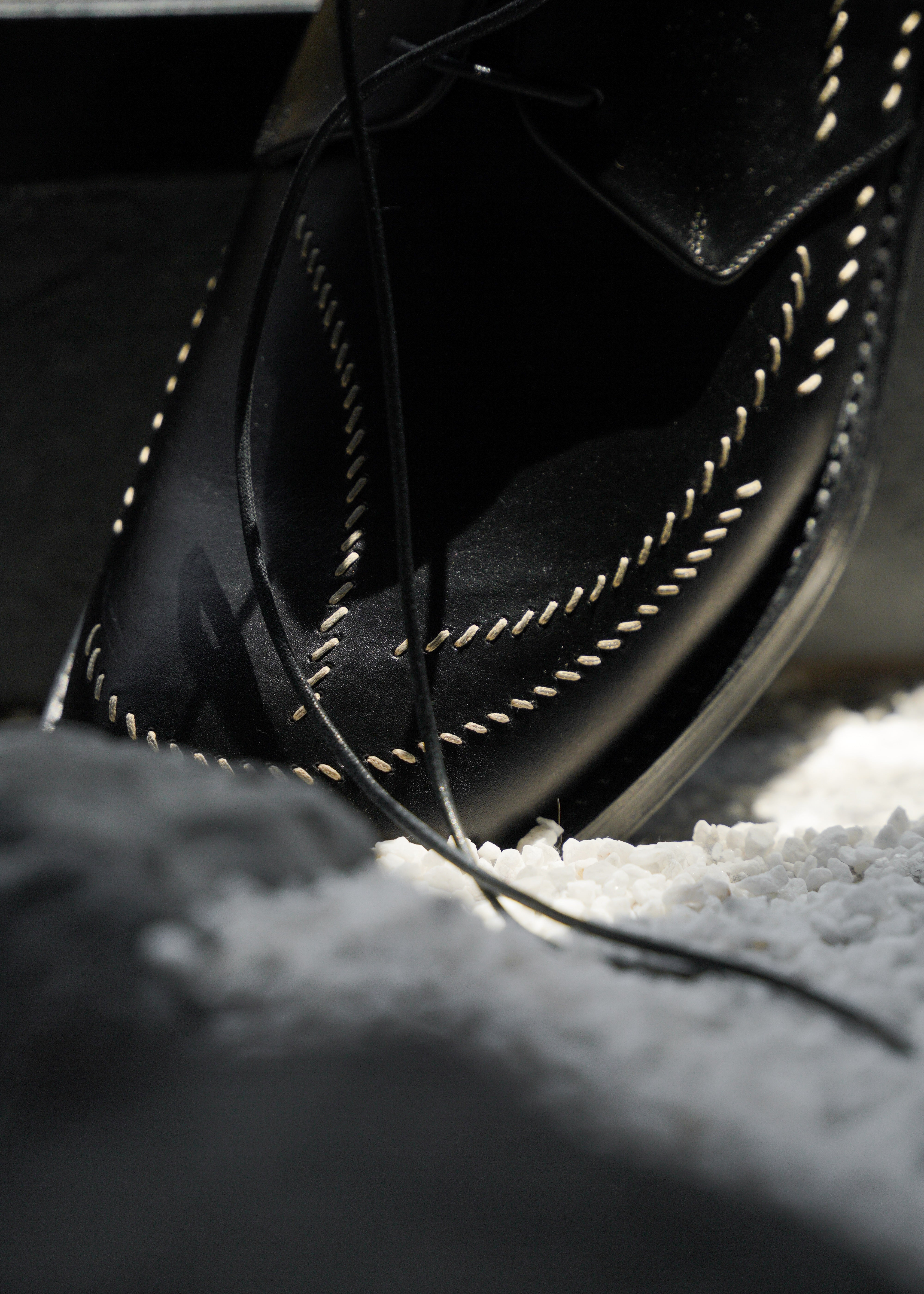 POST ARCHIVE FACTION 26SS SASHIKO Derby / Matt Black
