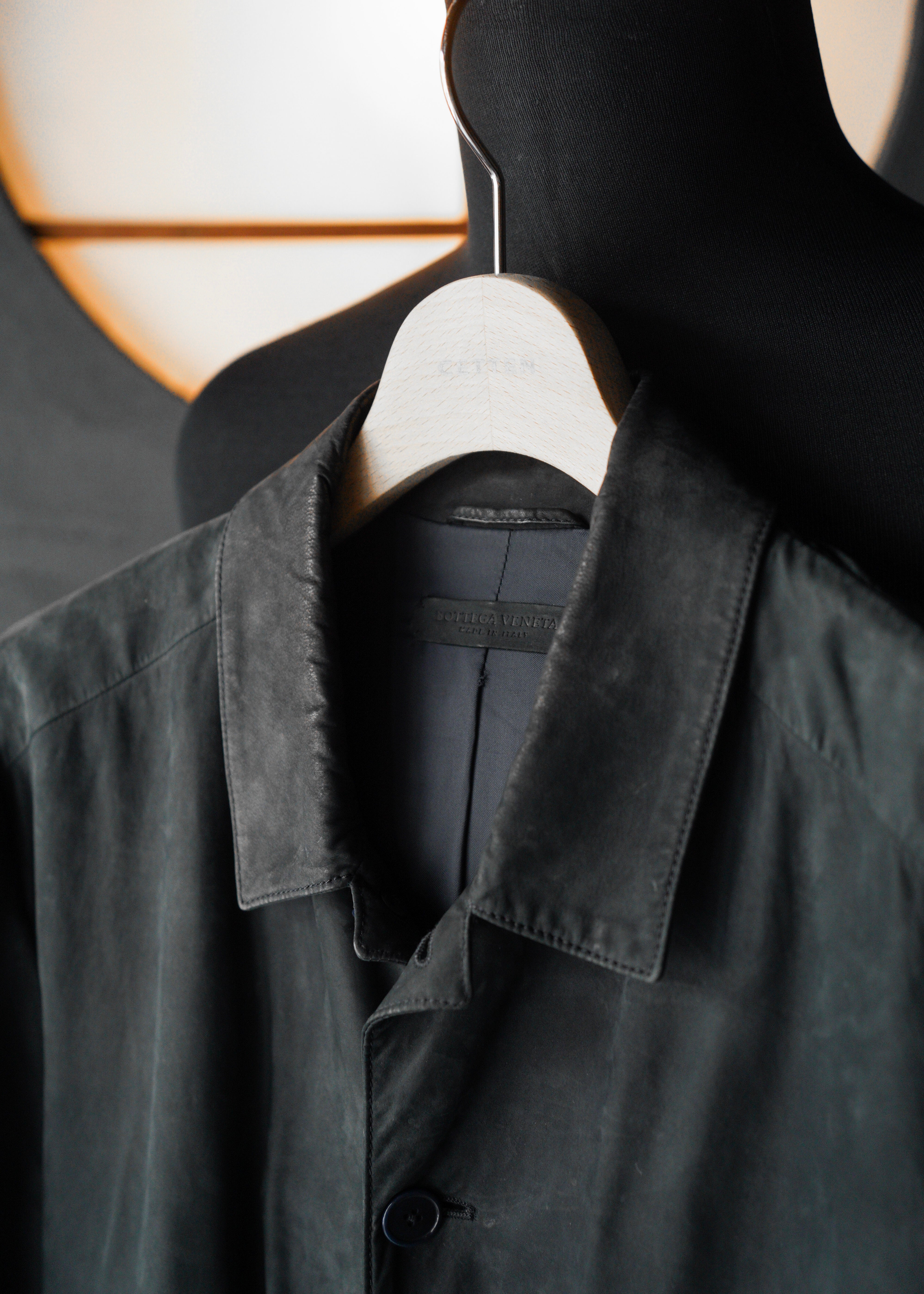 00-10’s BOTTEGA VENETA suede leather field jacket