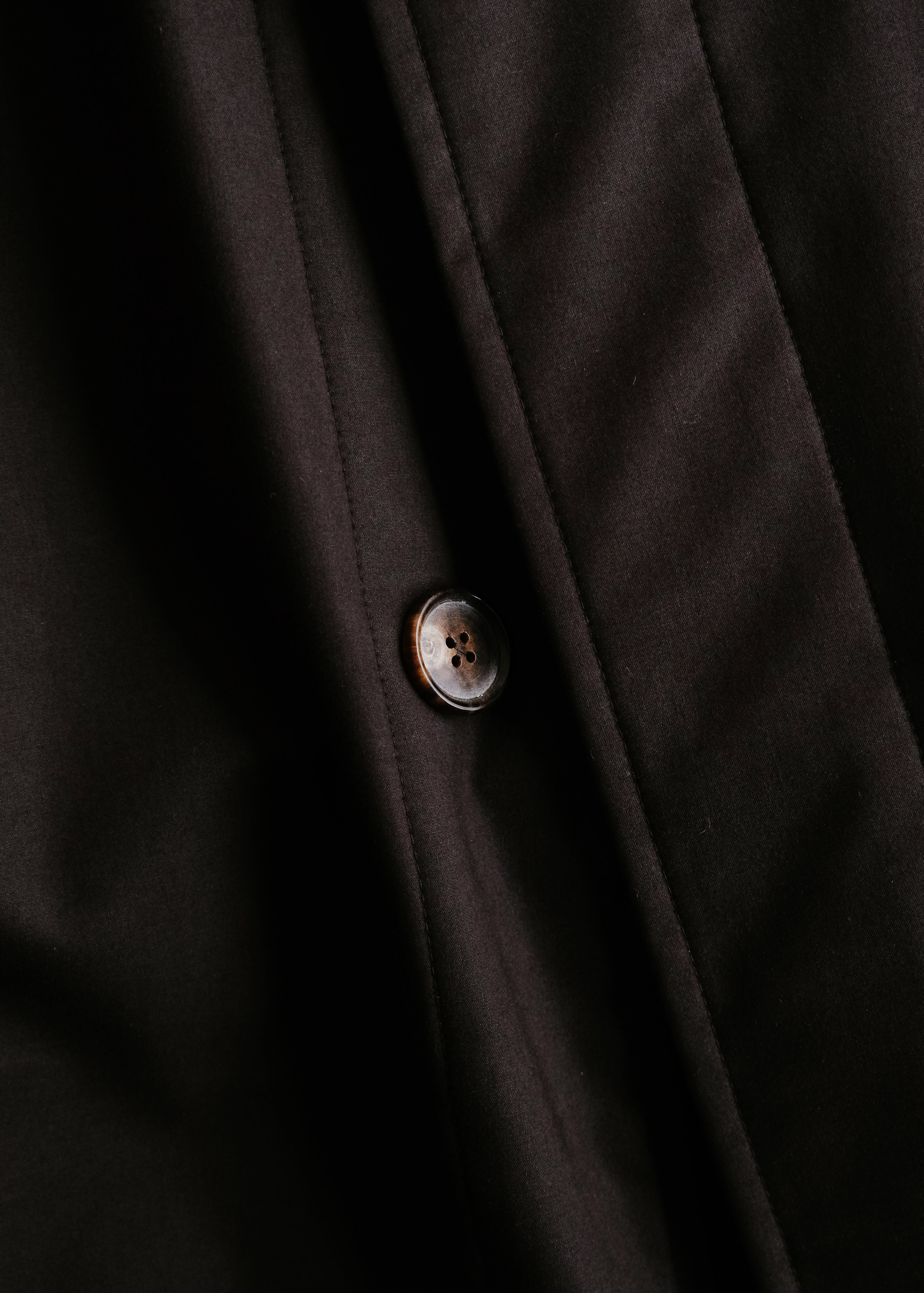 00's HERMÈS waxed cotton multiple belted coat