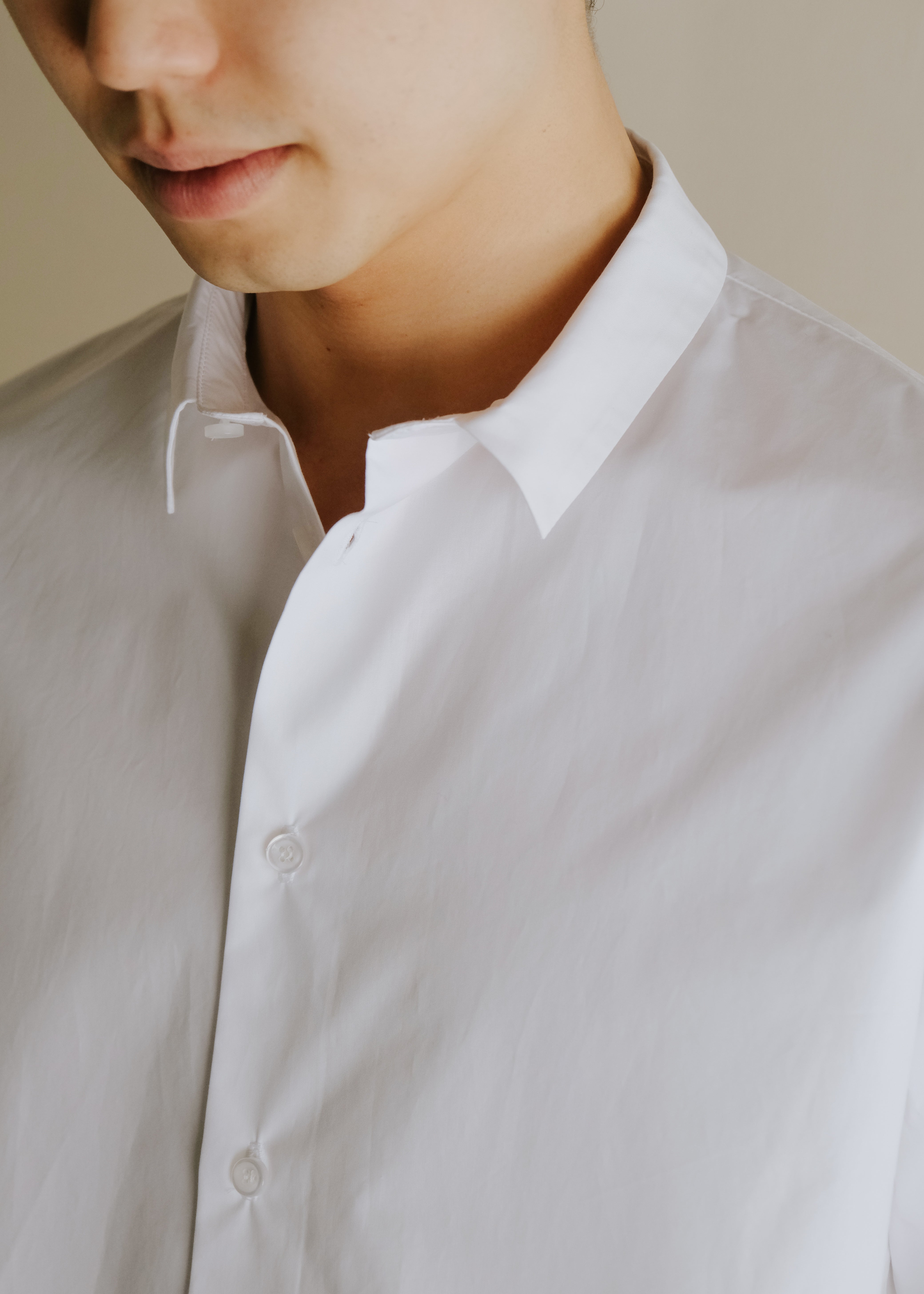 JEANPAULKNOTT 26SS WORKER SHIRT / WHITE