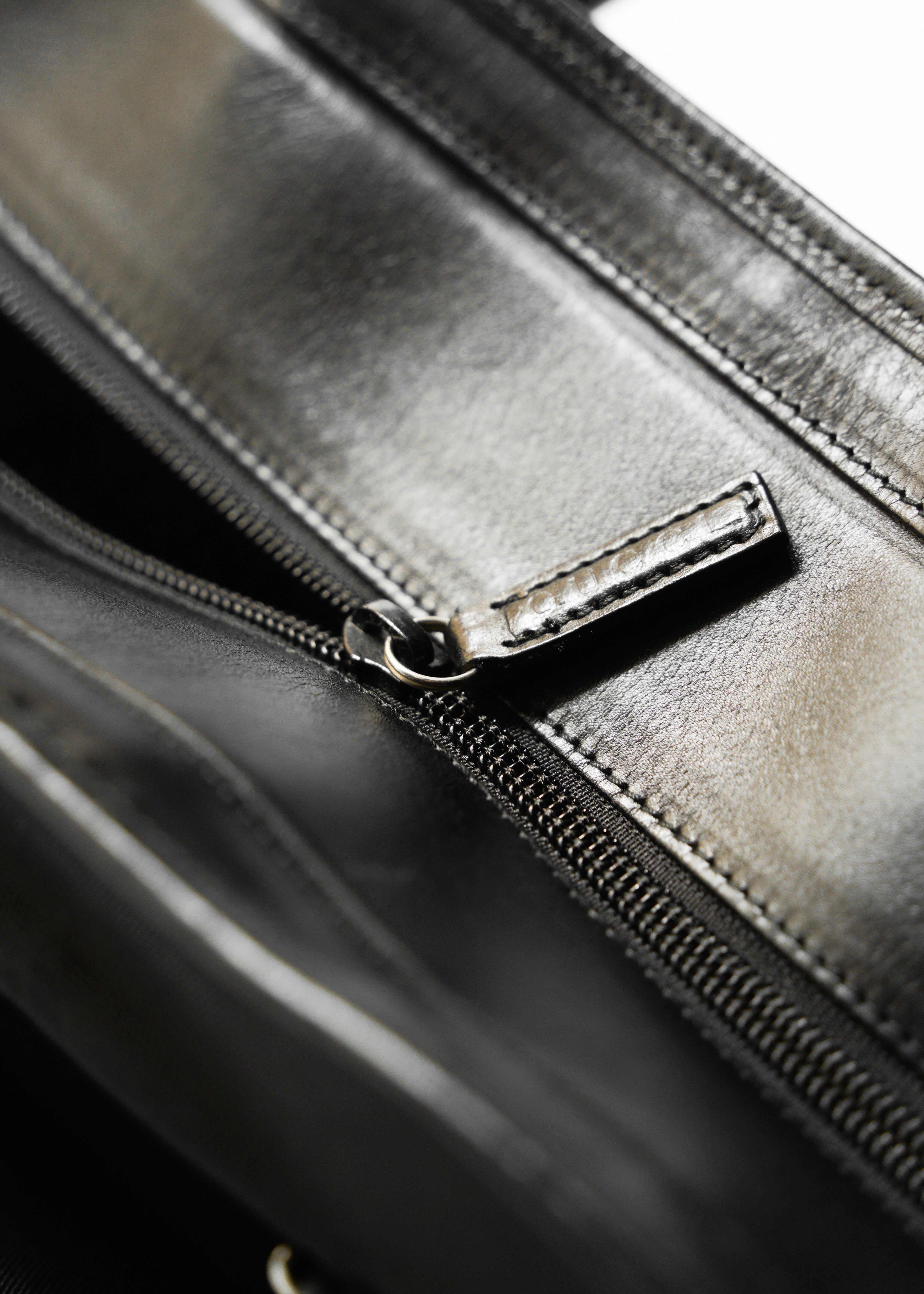 90-00’s GUCCI leather handle nylon boston bag