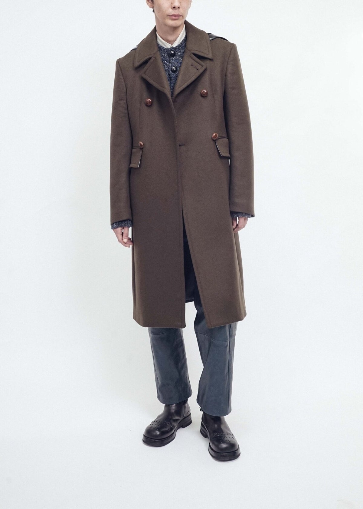 NAMACHEKO 26AW RAGNALL コート DARK OLIVE メンズ
