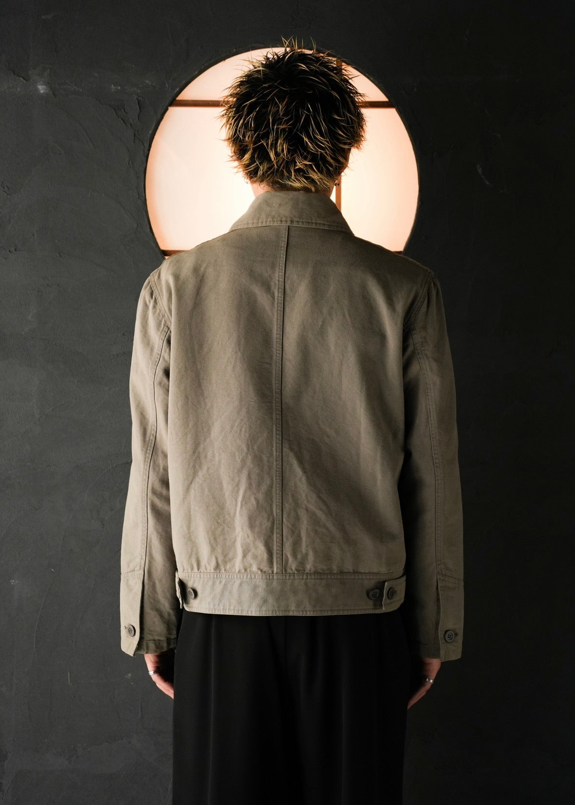 90-00’s agnes b. homme zip up cotton jacket