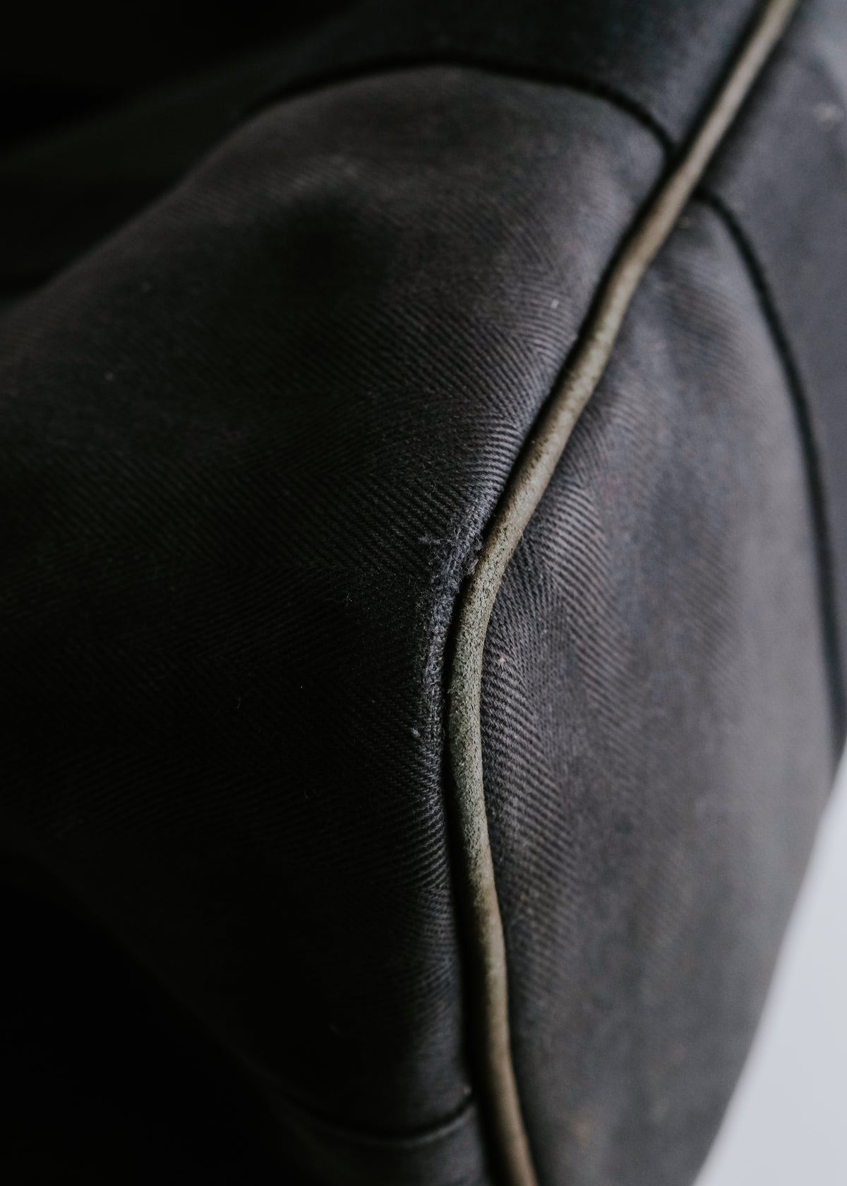 HERMÈS valparaiso MM leather flap canvas hand bag