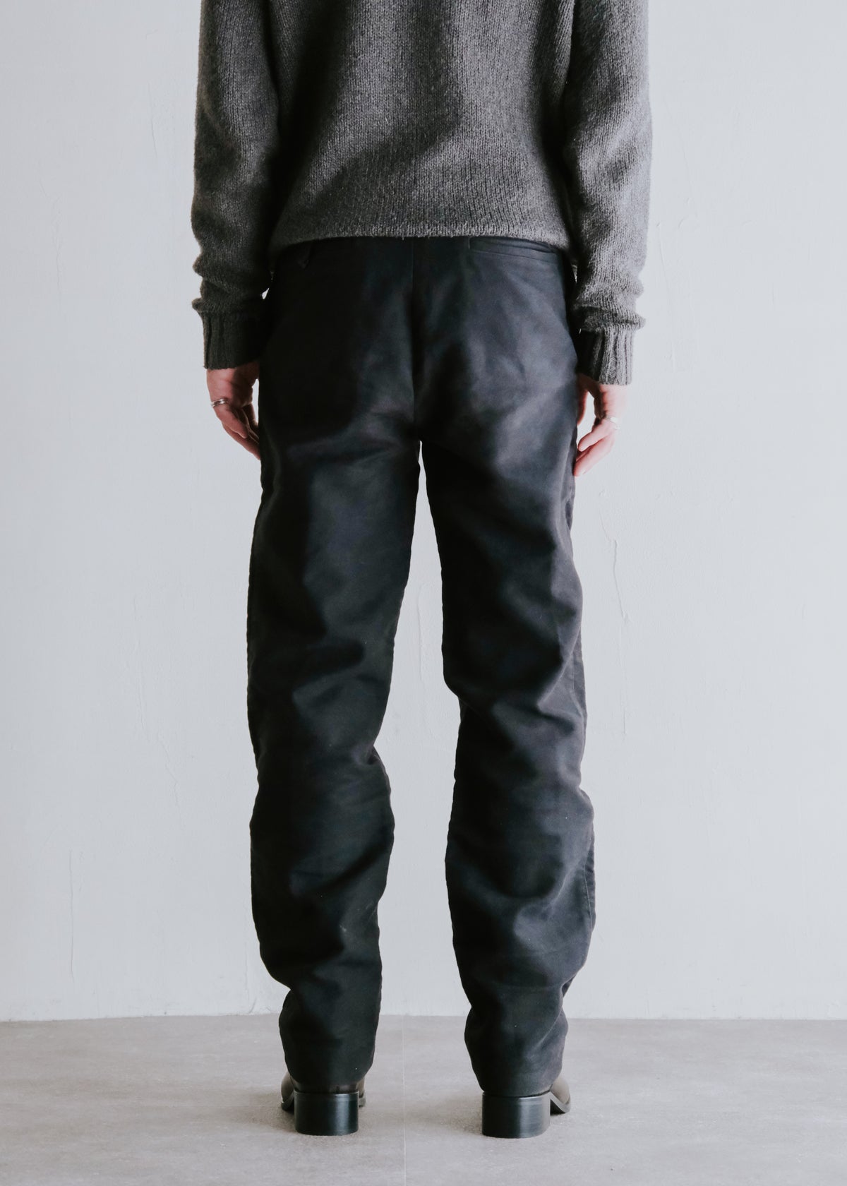 90's A.P.C. cotton moleskin straight trousers