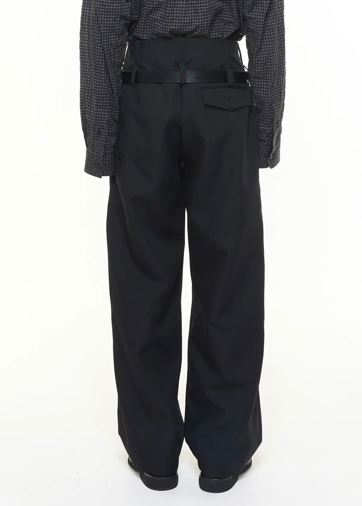 SHOOP 26AW RAYMOND CHAIN TROUSERS / Black