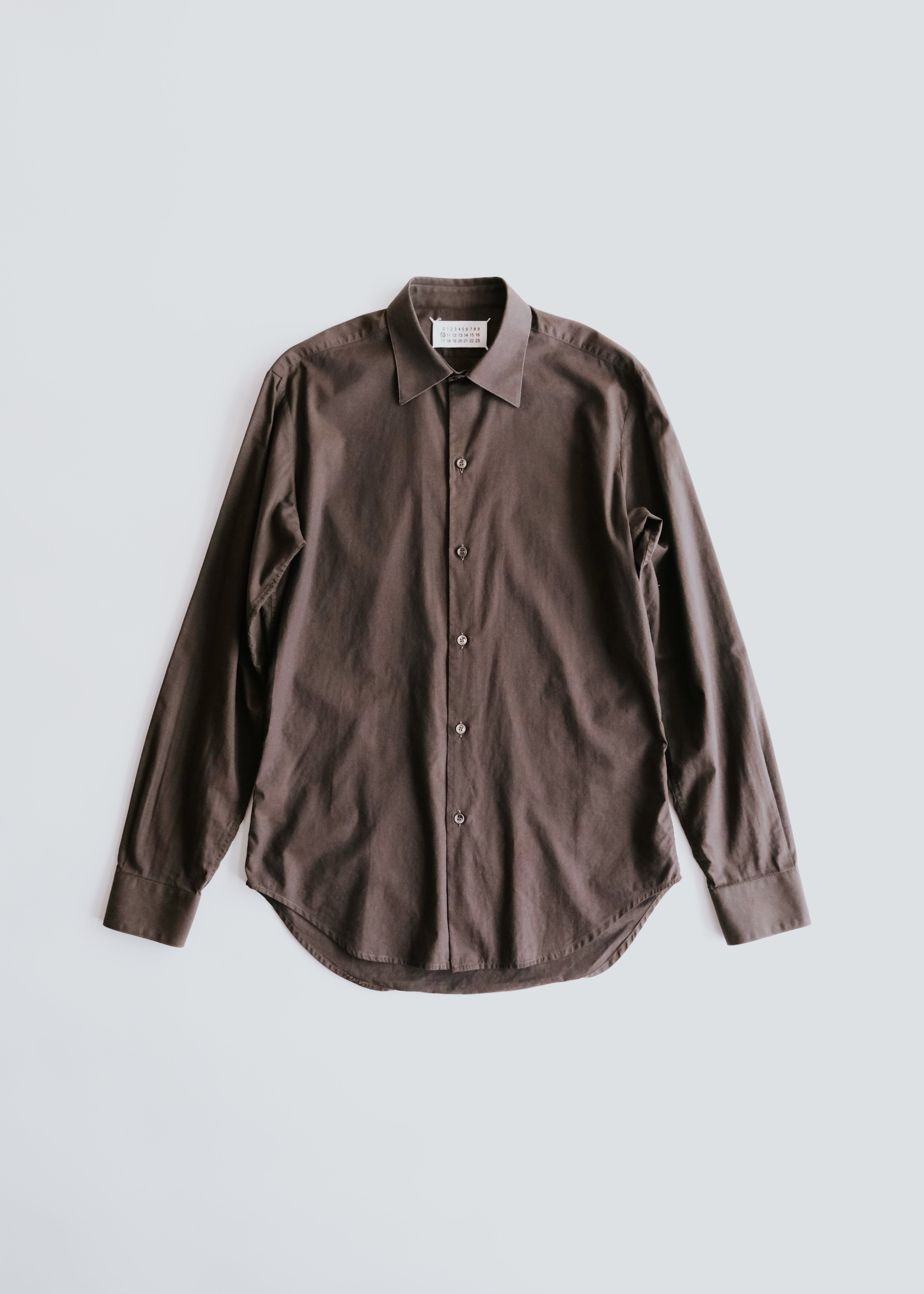 Early 00's Martin Margiela french front regular collar shirt