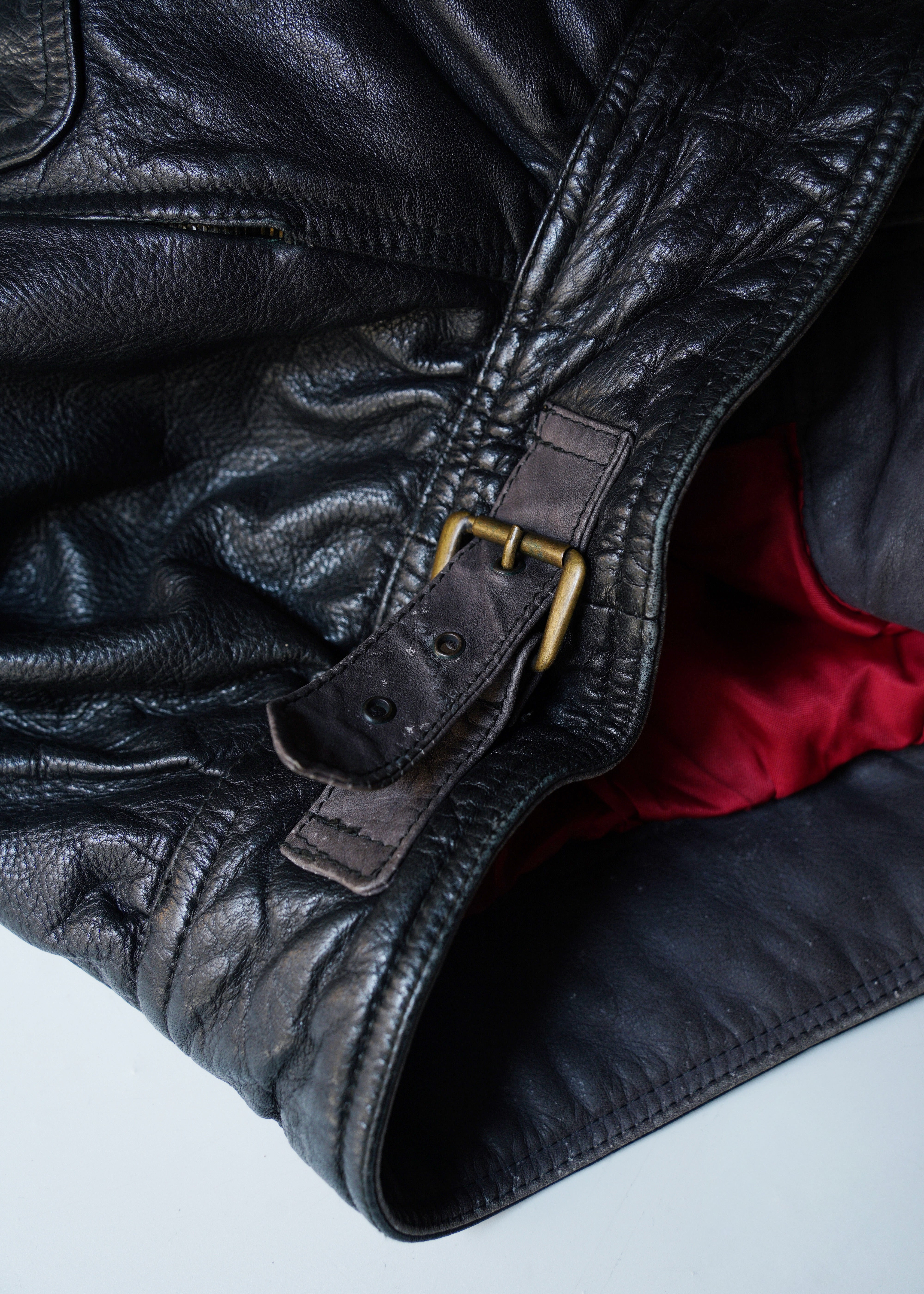 60’s  Leather bomber jacket