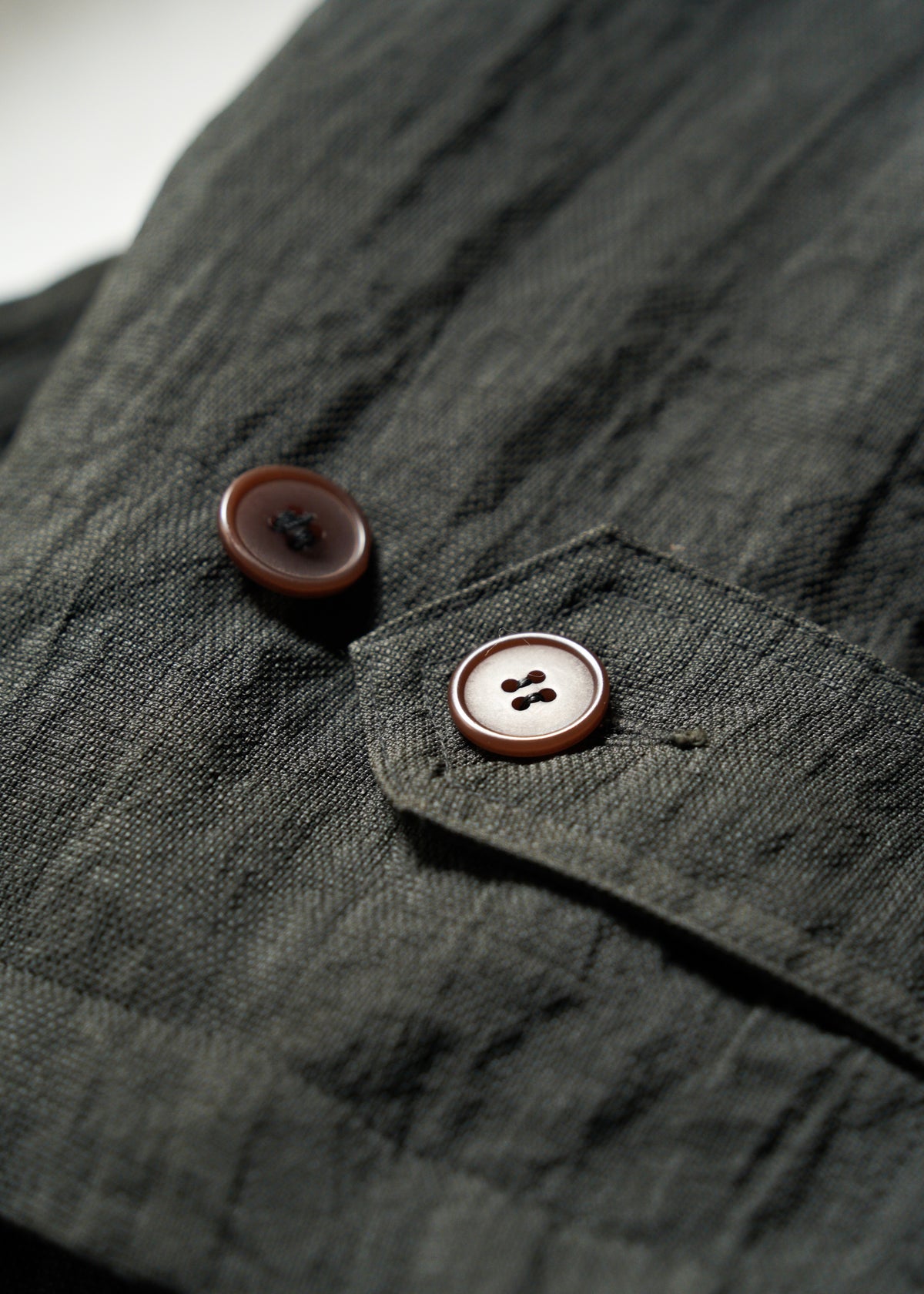 70-80’s GIORGIO ARMANI linen balmacaan coat