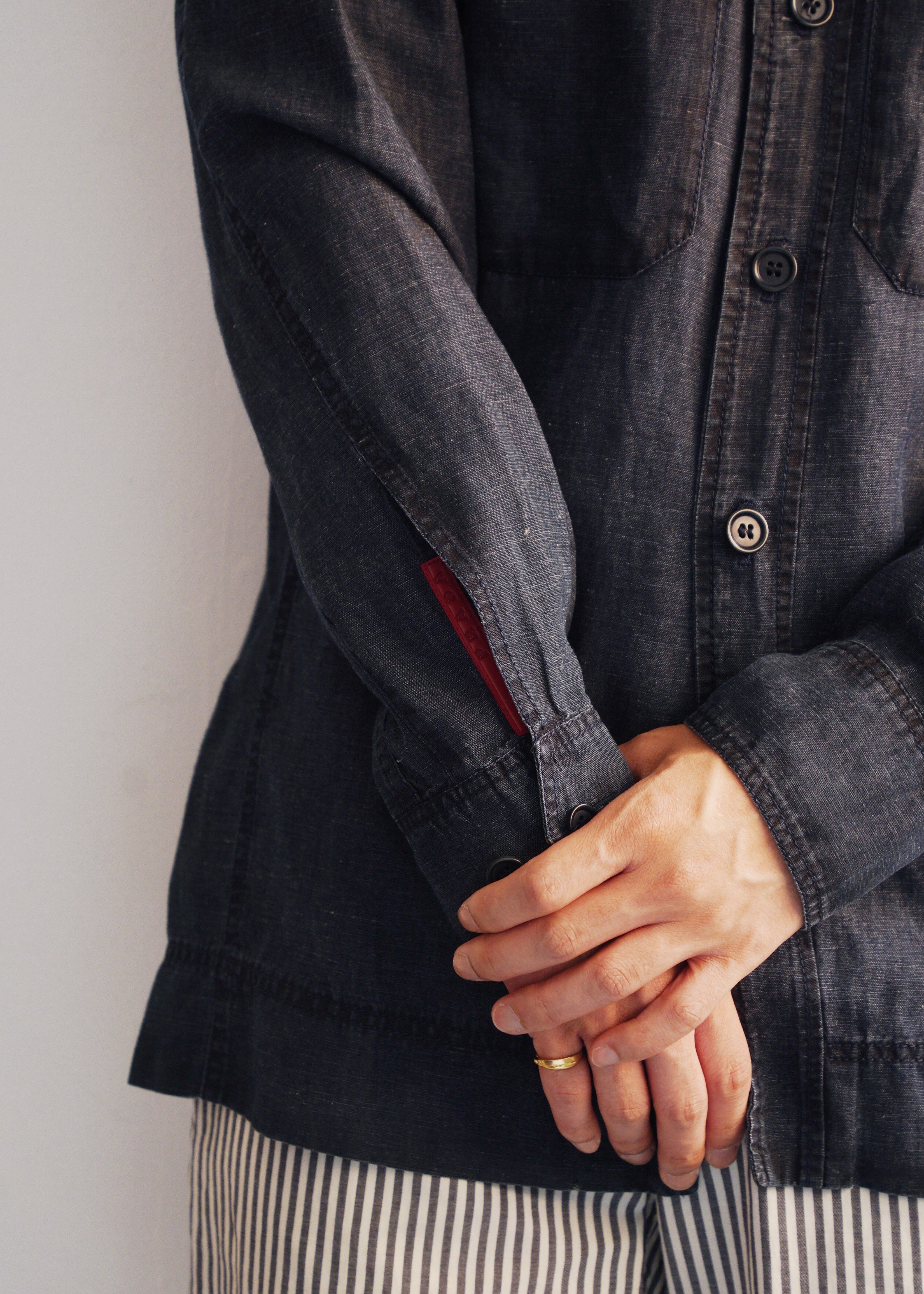 00's PRADA SPORT linen cotton coveralls